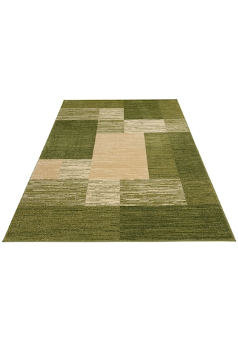my home Teppich »Melvin«, rechteckig, 8 mm Höhe, schön weich, flacher Teppich Karo-Muster kaufen