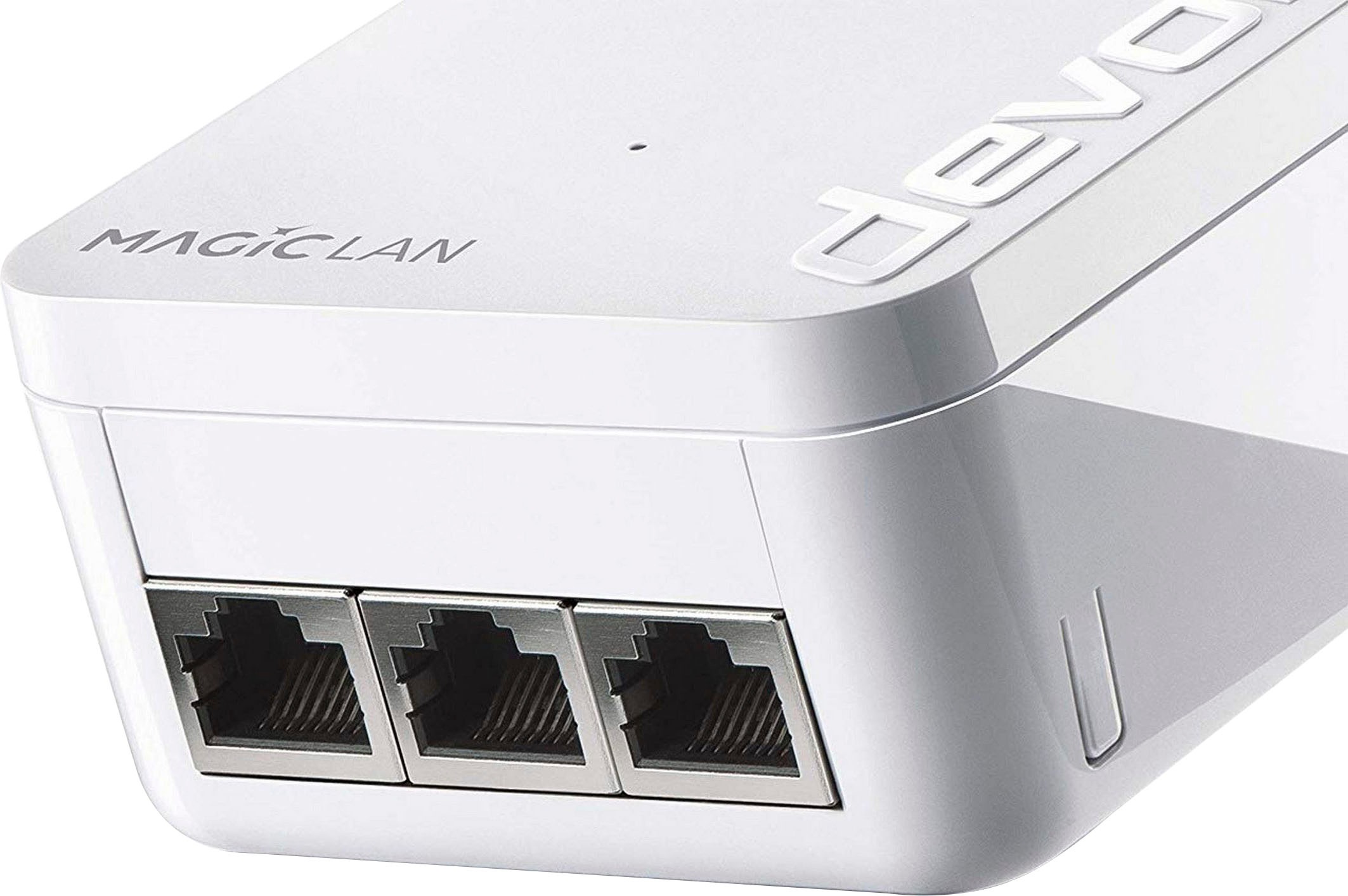 DEVOLO LAN-Router »Magic 2 LAN triple Starterkit (2400Mbit, 4x GbitLAN, Heimnetz)«