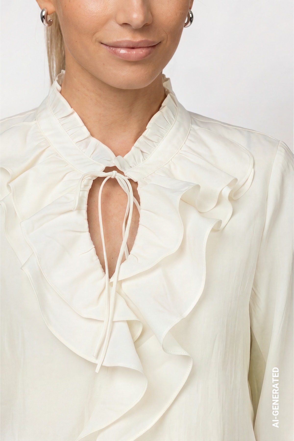 Monari Rüschenbluse »Bluse Rüschen« Regular fit mit Volantdetails