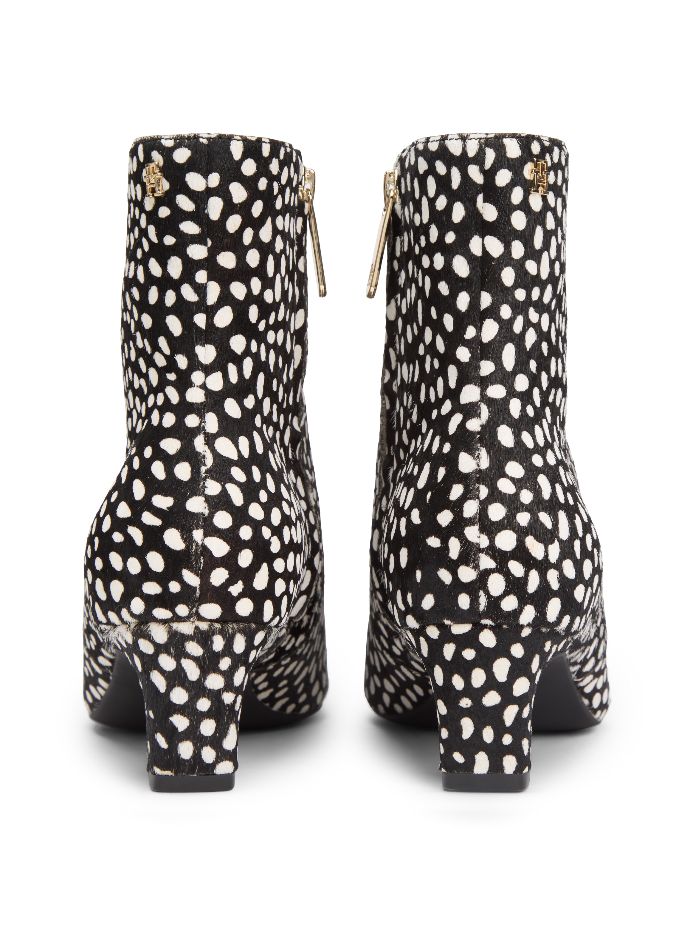 Tommy Hilfiger Stiefelette »TH SNOW LEOPARD BOOT«  , Trichterabsatz, Businesschuh in spitz zulaufender Form