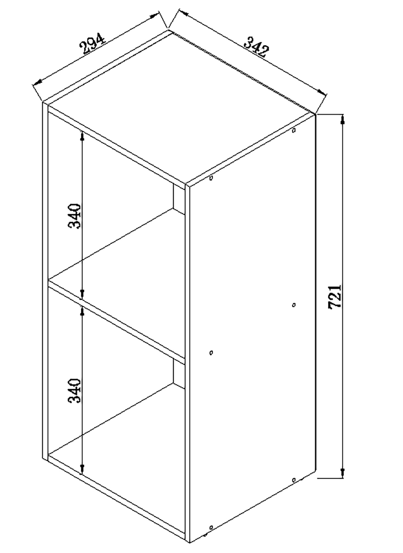 VCM Standregal »VCM Holz CD DVD Regal | Aufbewahrung | Maße H. 72 x B. 34 x T. 30 cm | Deko Regal | Bücherregal - Mendas 2 Fächer«