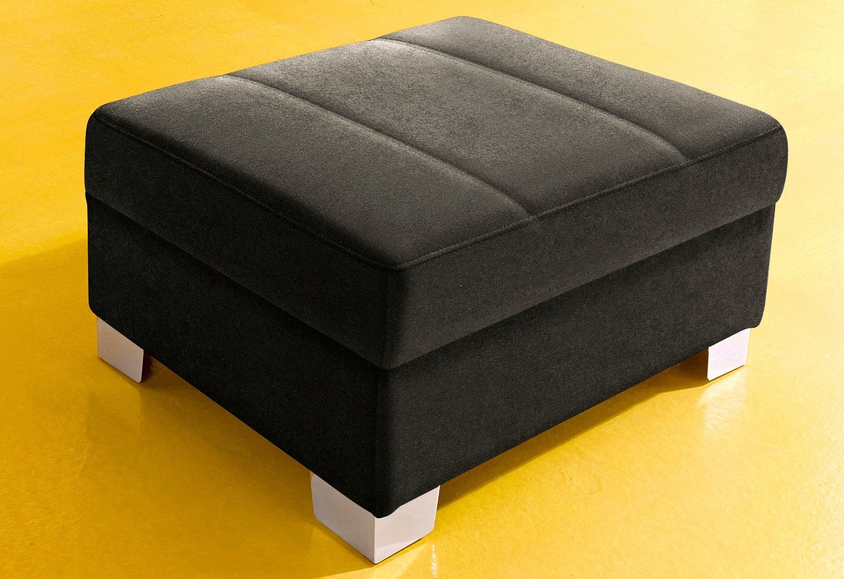DOMO collection Hocker »Turah mit moderner Steppung«, passend zur Serie, B/T/H: 85/61/40 cm, auch in Leder