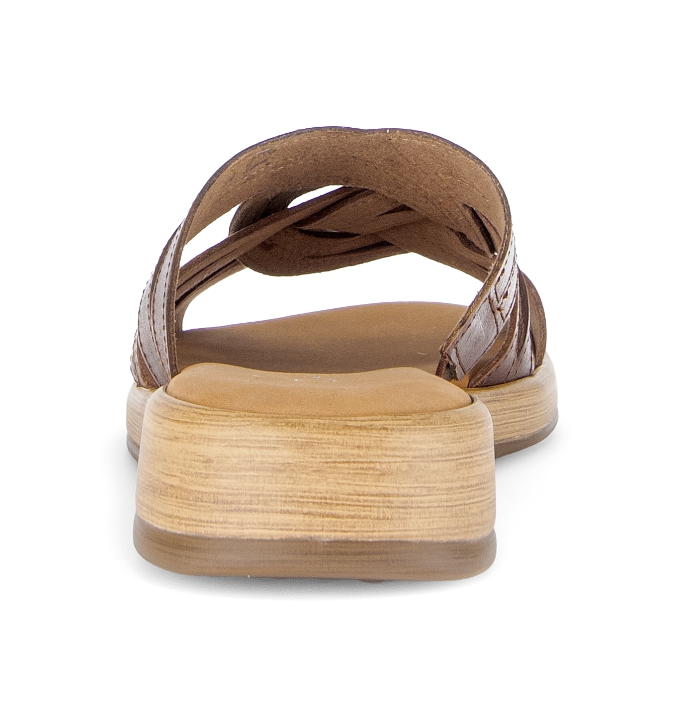 Gabor Pantolette »Rhodos«  Plateau, Schlupfschuh, Sommerschuh mit Ziernähten, G-Weite