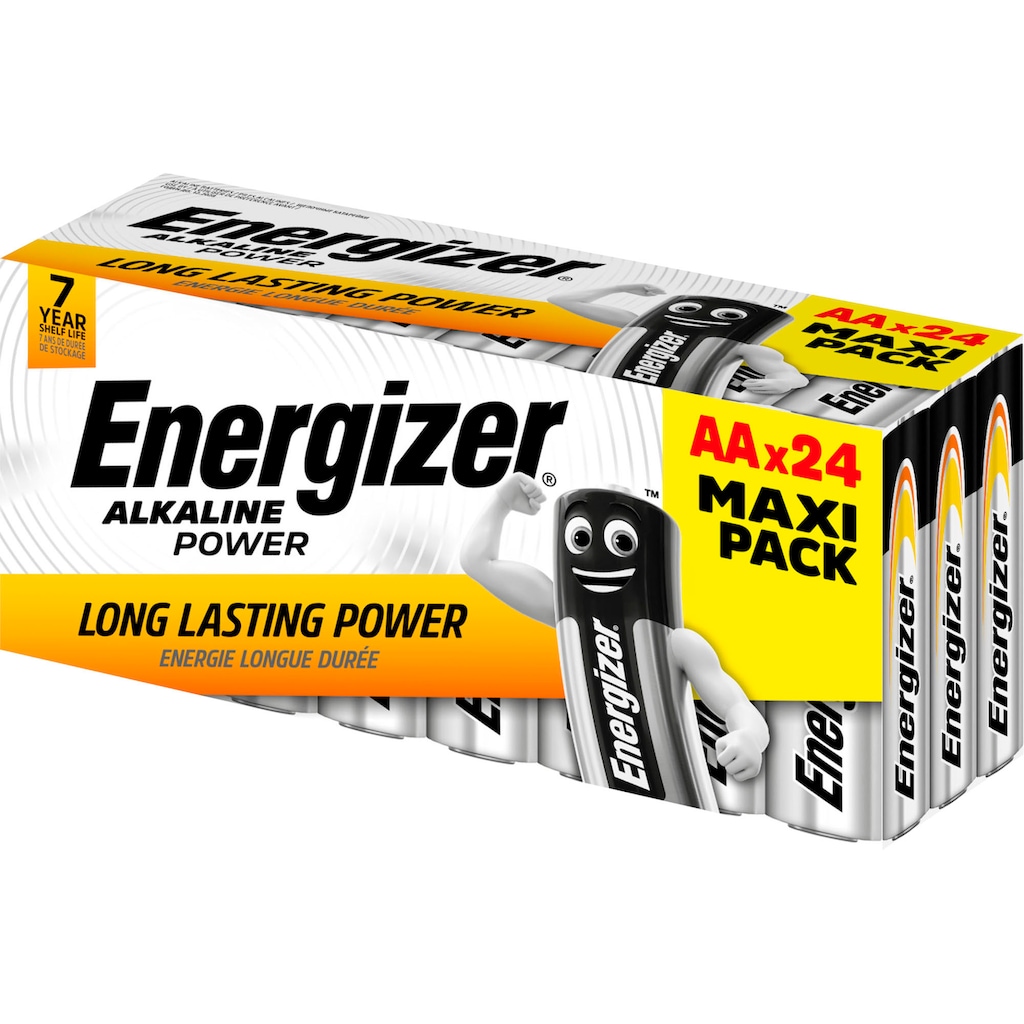 Energizer Batterie »24er Box Alkaline Power AA«, (Packung, 24 St.)
