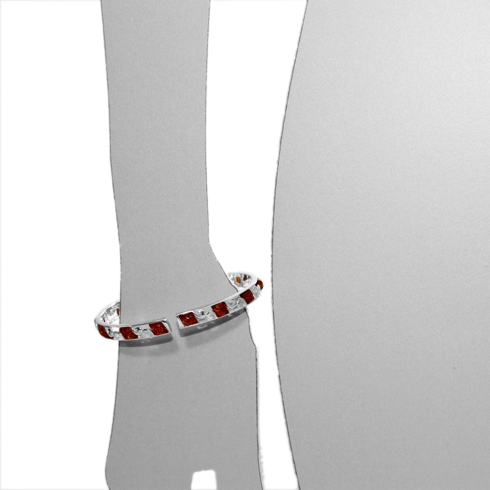 OSTSEE-SCHMUCK Armspange »- Lonnie - Silber 925/000 - Bernstein«