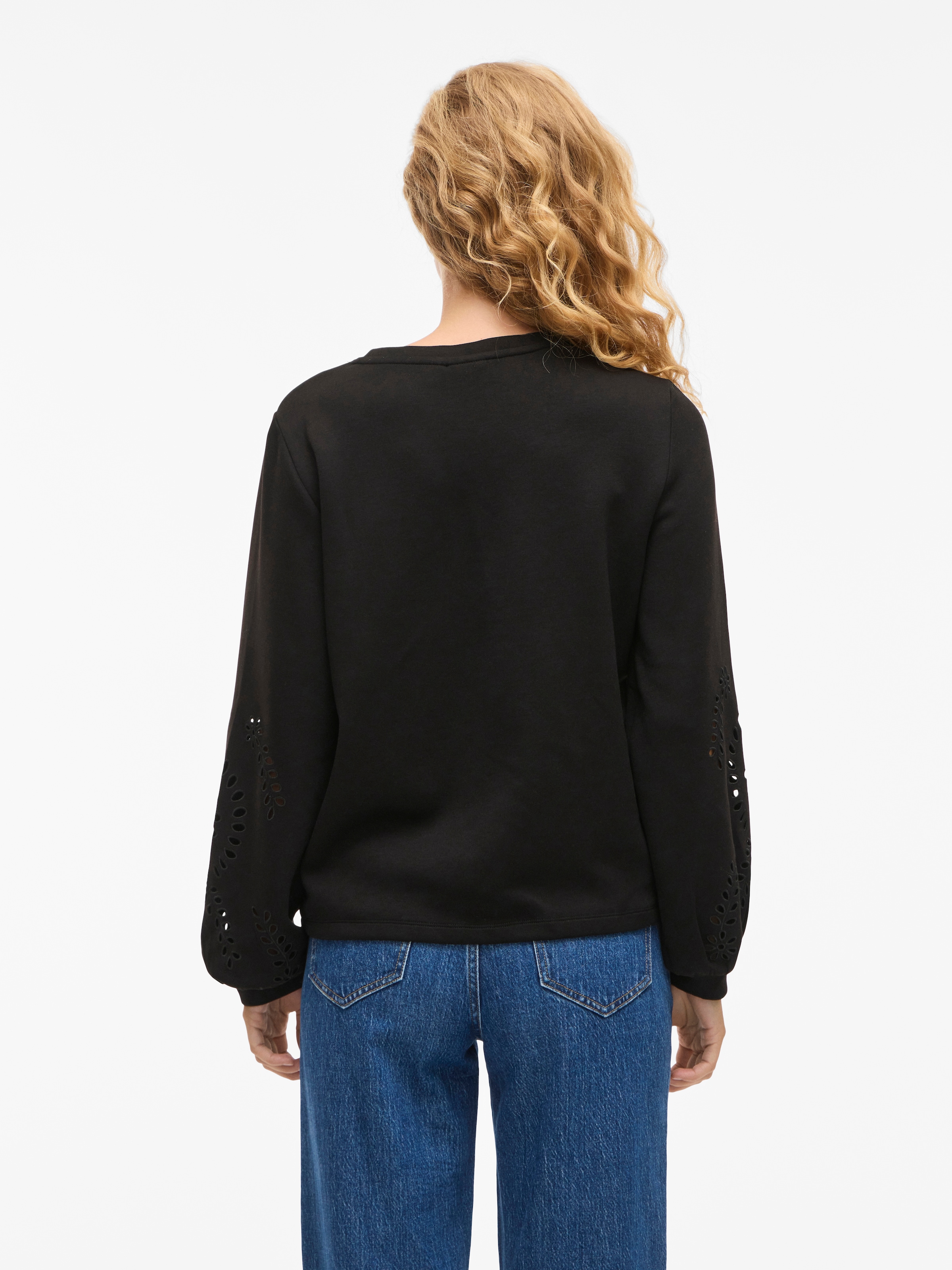 Vila Sweatshirt »VISANDY L/S DETAIL SWEAT TOP - NOOS«, Viskosemischung, regular fit
