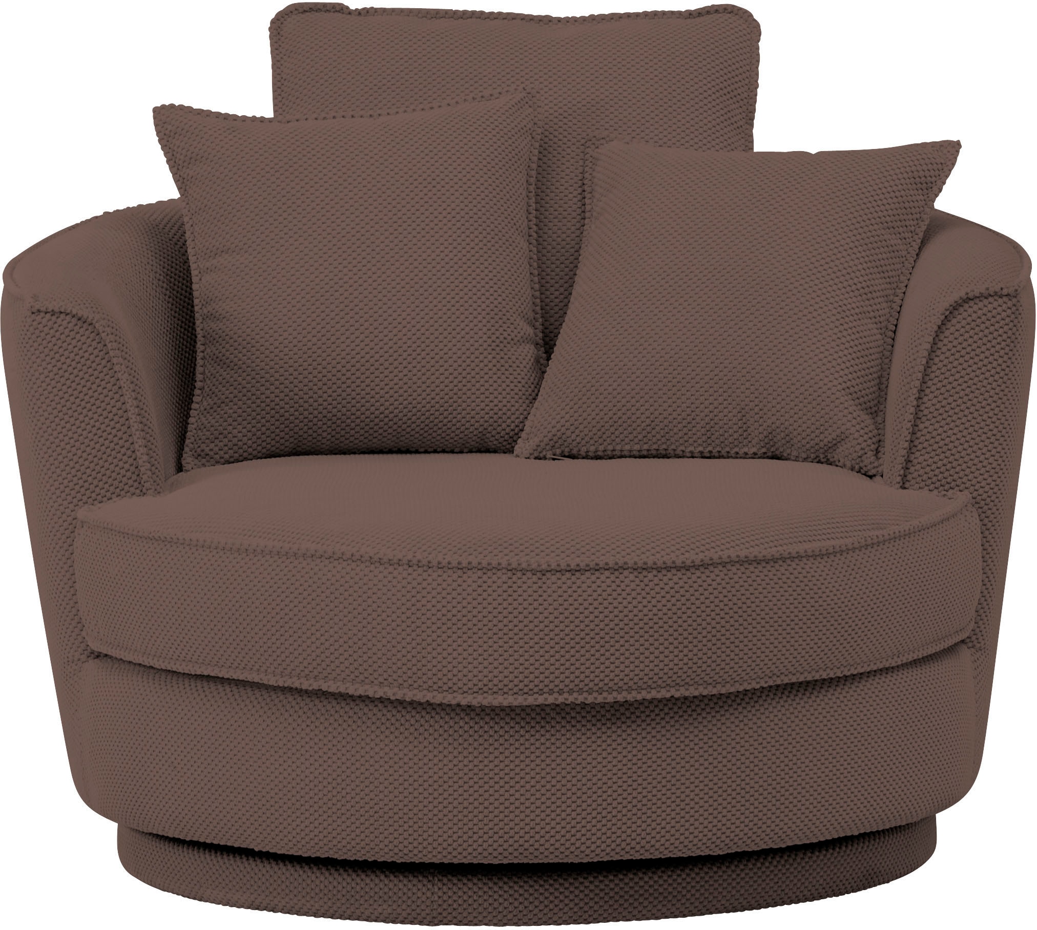 Home affaire Drehsessel »MAISIE, Love Seat XXL, Lese-Sessel BIG-« Sessel in MEGA CORD u. Web-Velours, 360 Grad drehbar
