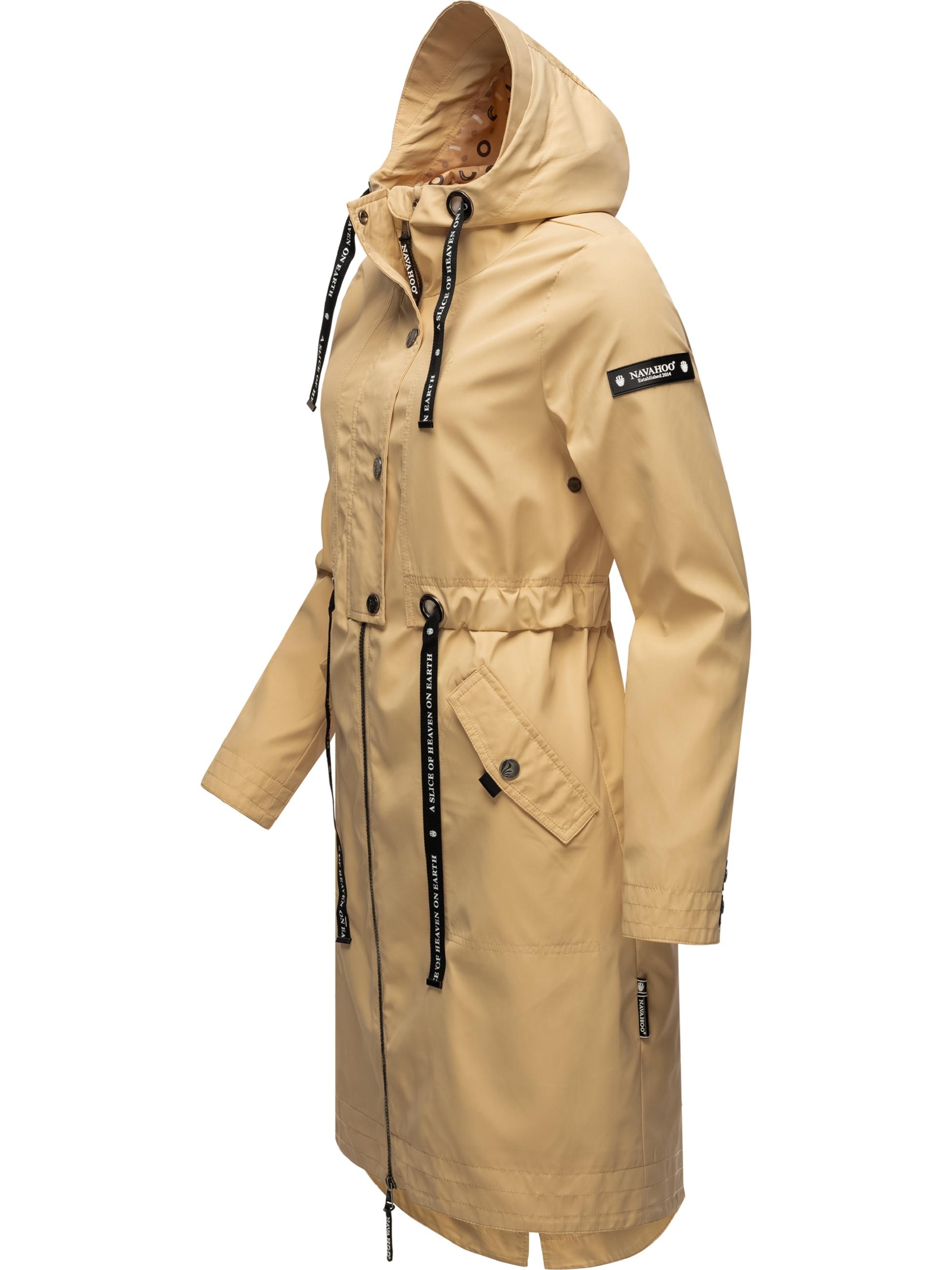 Navahoo Funktionsparka »Übergangsjacke Josinaa«, mit Kapuze, stylische Übergangs Outdoorjacke mit Kapuze