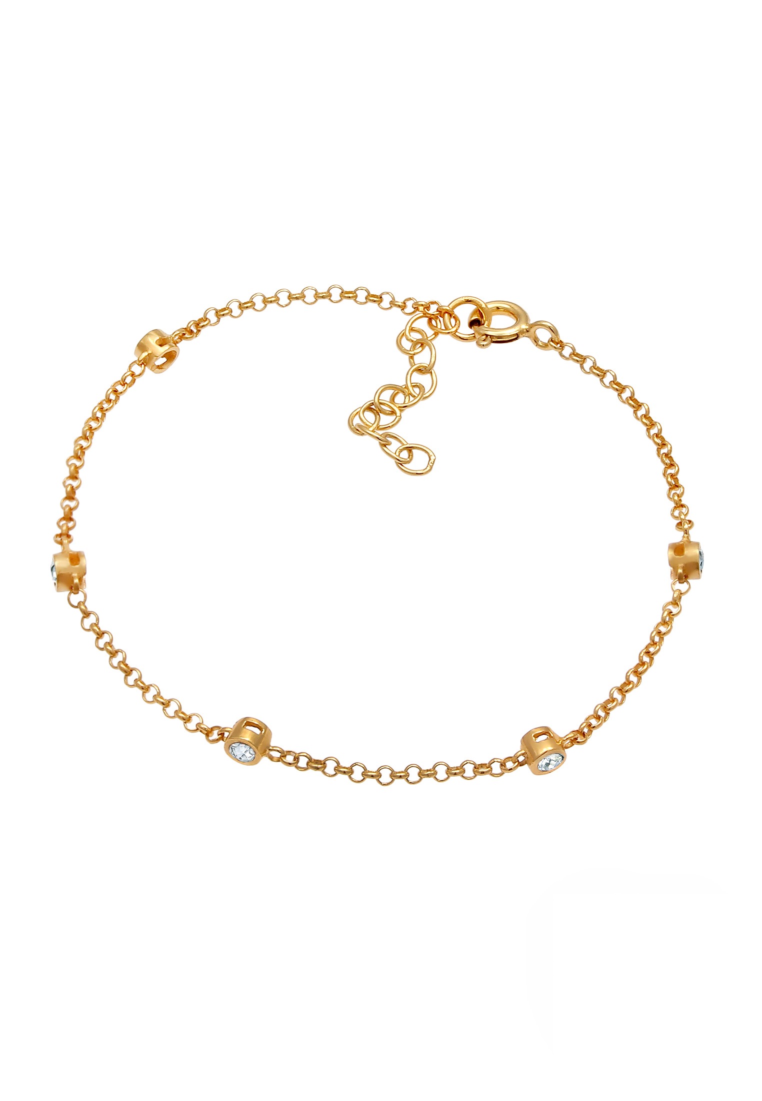 Elli Armkette »Armband Klassik 925 Silber, mit Kristallen von Swarovski®«