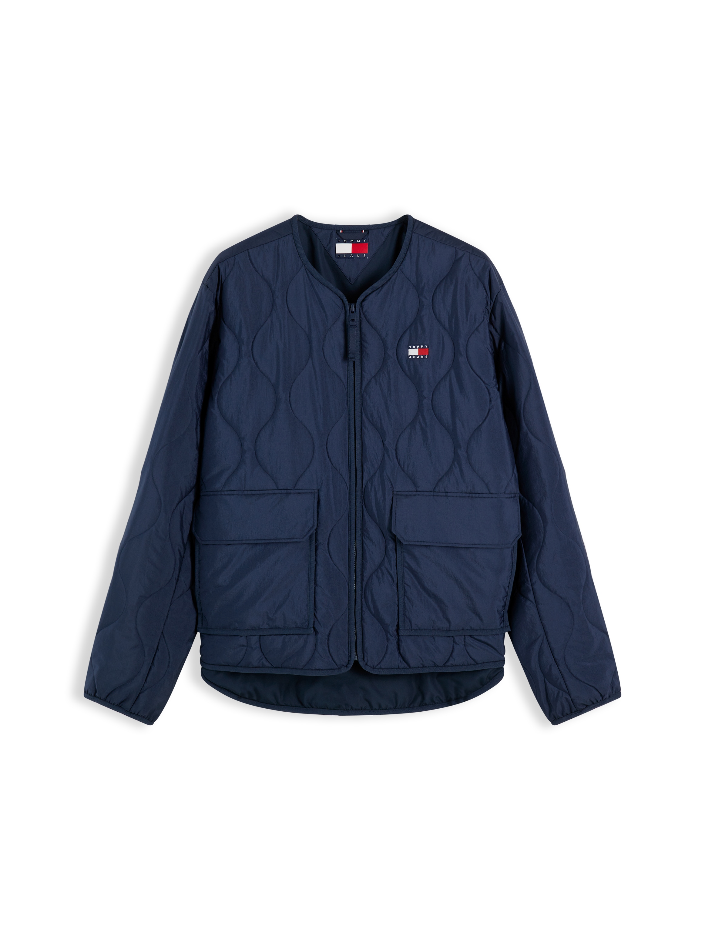 Tommy Jeans Steppjacke »QUILTING CITY JACKET« ohne Kapuze Regular fit mit Klappentaschen