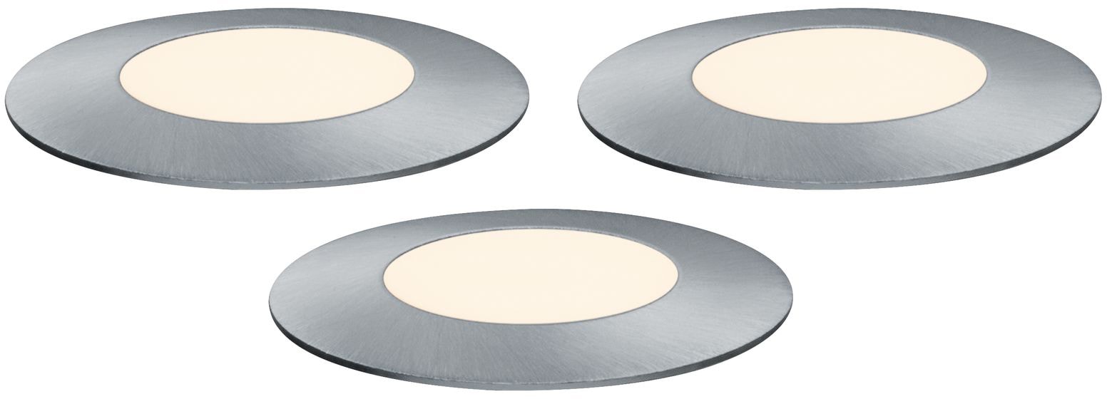 Paulmann LED Einbauleuchte »Plug & Shine«, 3 flammig, Leuchtmittel LED-Modul | LED fest integriert, LED-Modul, Deckenleuchte Stoff, Textil, Ø32cm, Wohnzimmerlampe