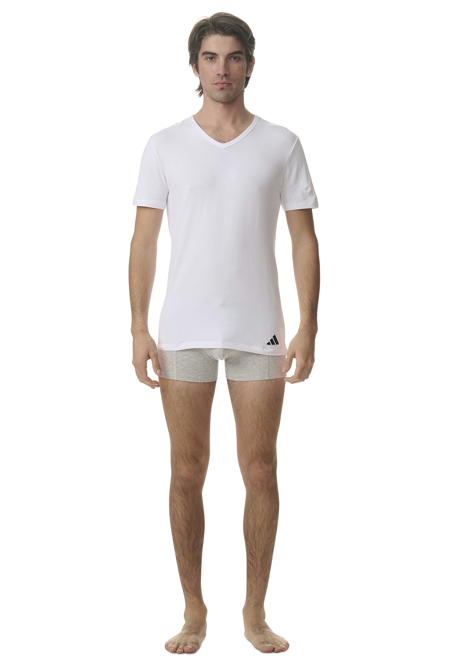 adidas Sportswear T-Shirt »"Active Flex Cotton"«, (2er Pack), V-Ausschnitt