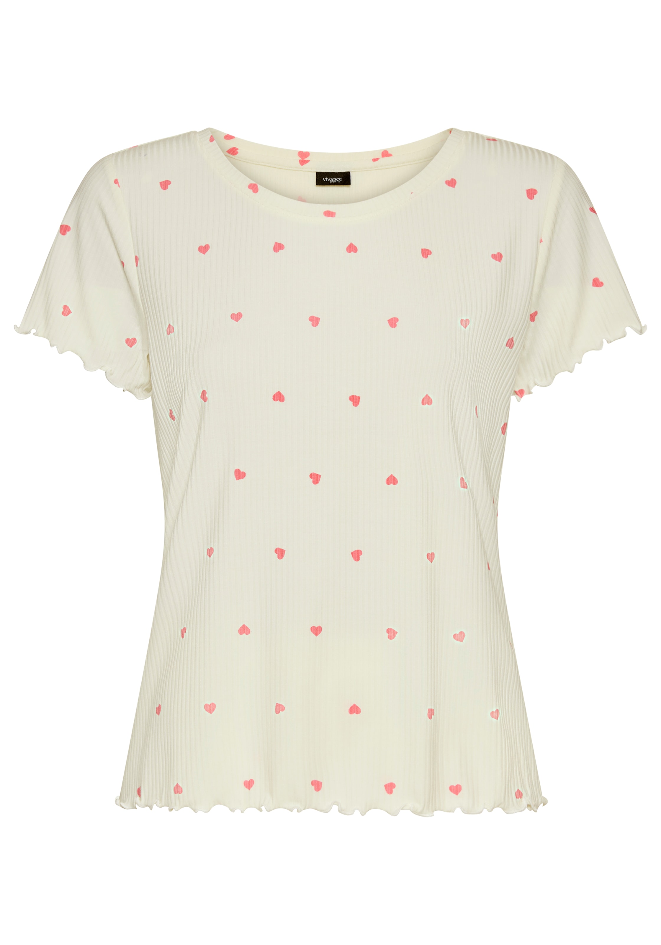 Vivance Dreams Shorty Set, 2-teilig, 2 tlg. mit süßem Herzchendruck