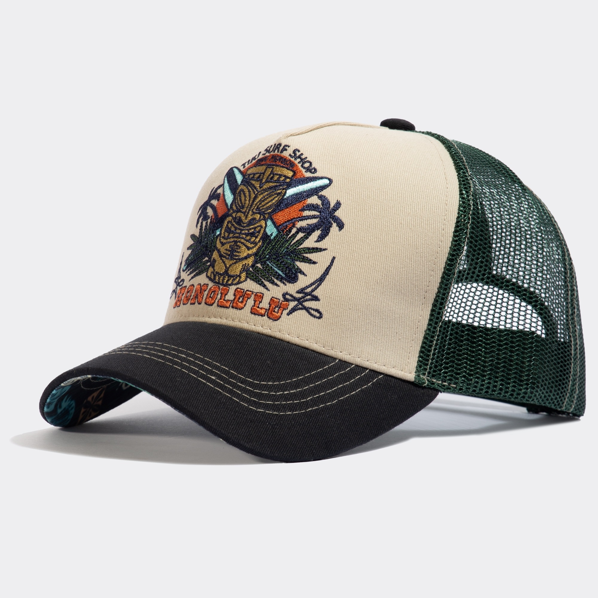 KingKerosin Trucker Cap »Honolulu«, im hawaiianischen Stil