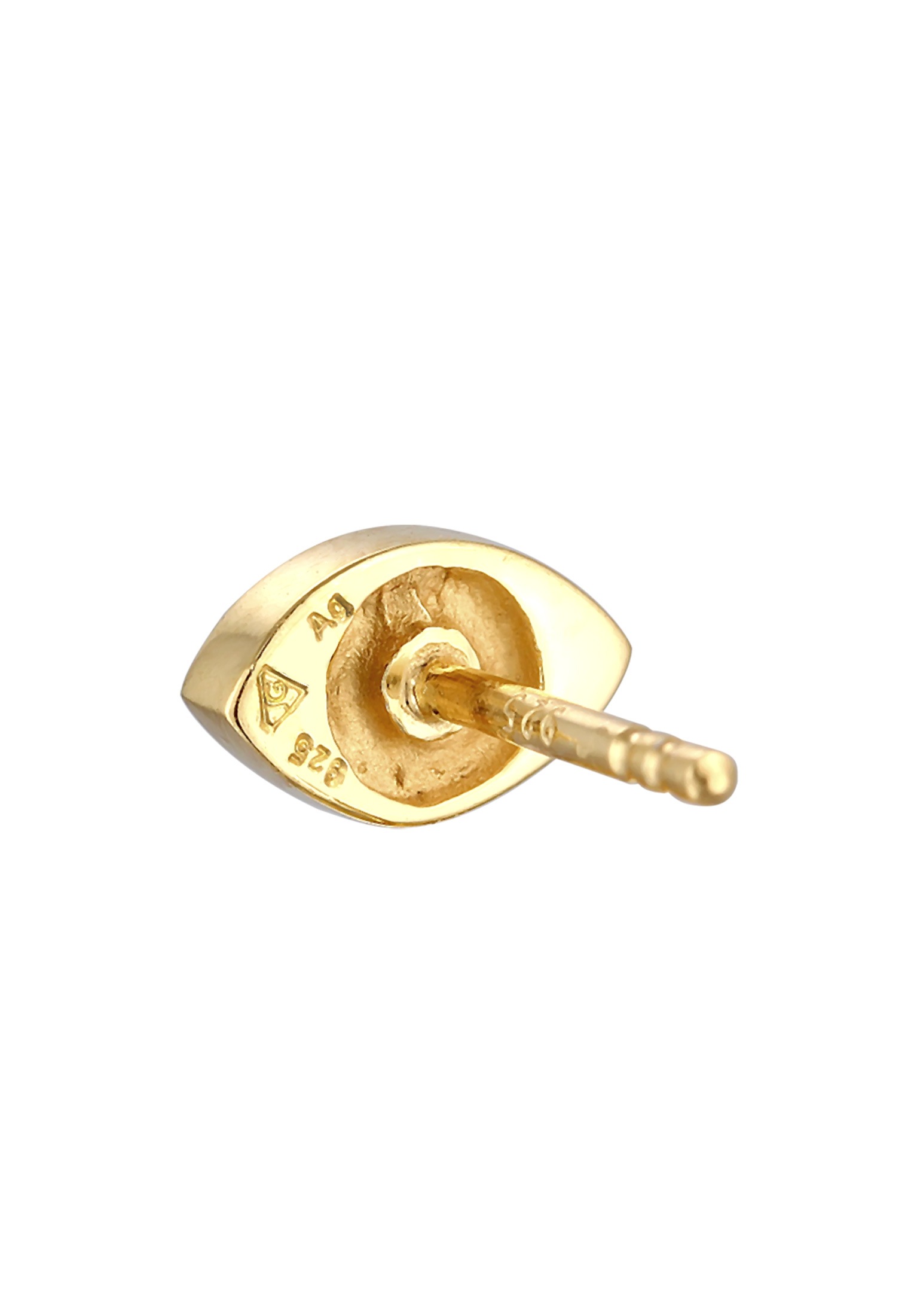 Elli Piercing-Set »Ohrringe Single Ohrstecker Evil Eye Symbol Emaille 925 Silber«