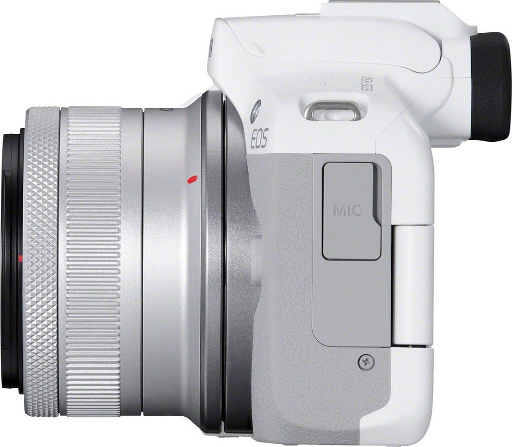 Canon Systemkamera »EOS R50 + RF-S 18-45mm F4.5-6.3 IS STM Kit«, RF-S 18-45mm F4.5-6.3 IS STM, 24,2 MP, Bluetooth-WLAN