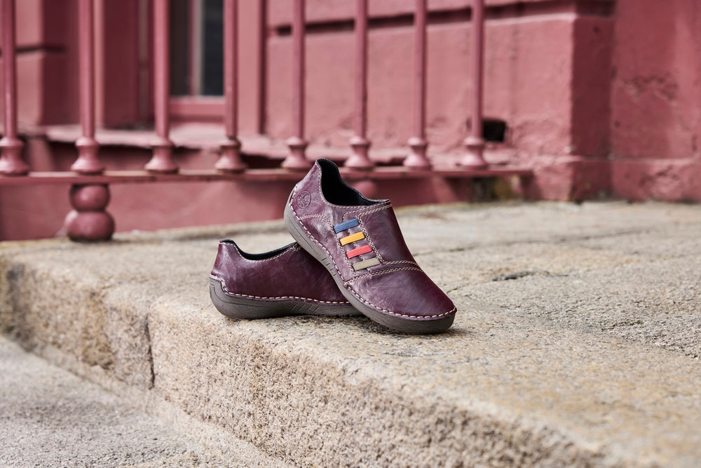 Rieker Slipper  Schlupfschuh, Slip-on Sneaker, Halbschuh mit weicher Innensohle