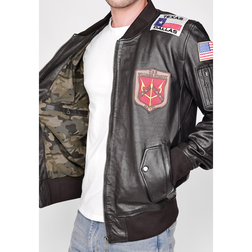 TOP GUN Lederjacke »Lederblouson TG2020212112«