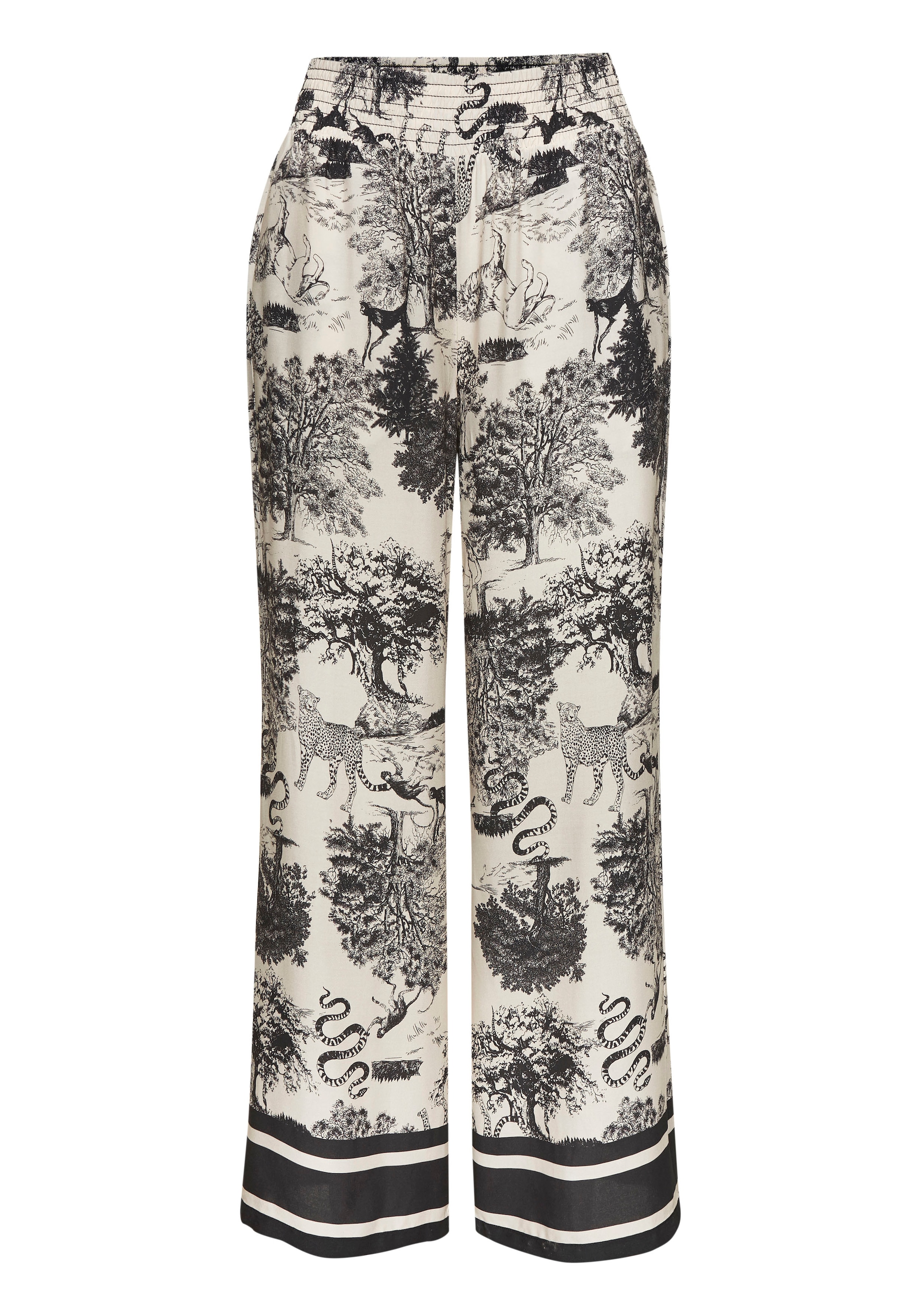 LASCANA Palazzohose  mit Alloverprint, Schlupfhose, Sommerhose, modisch