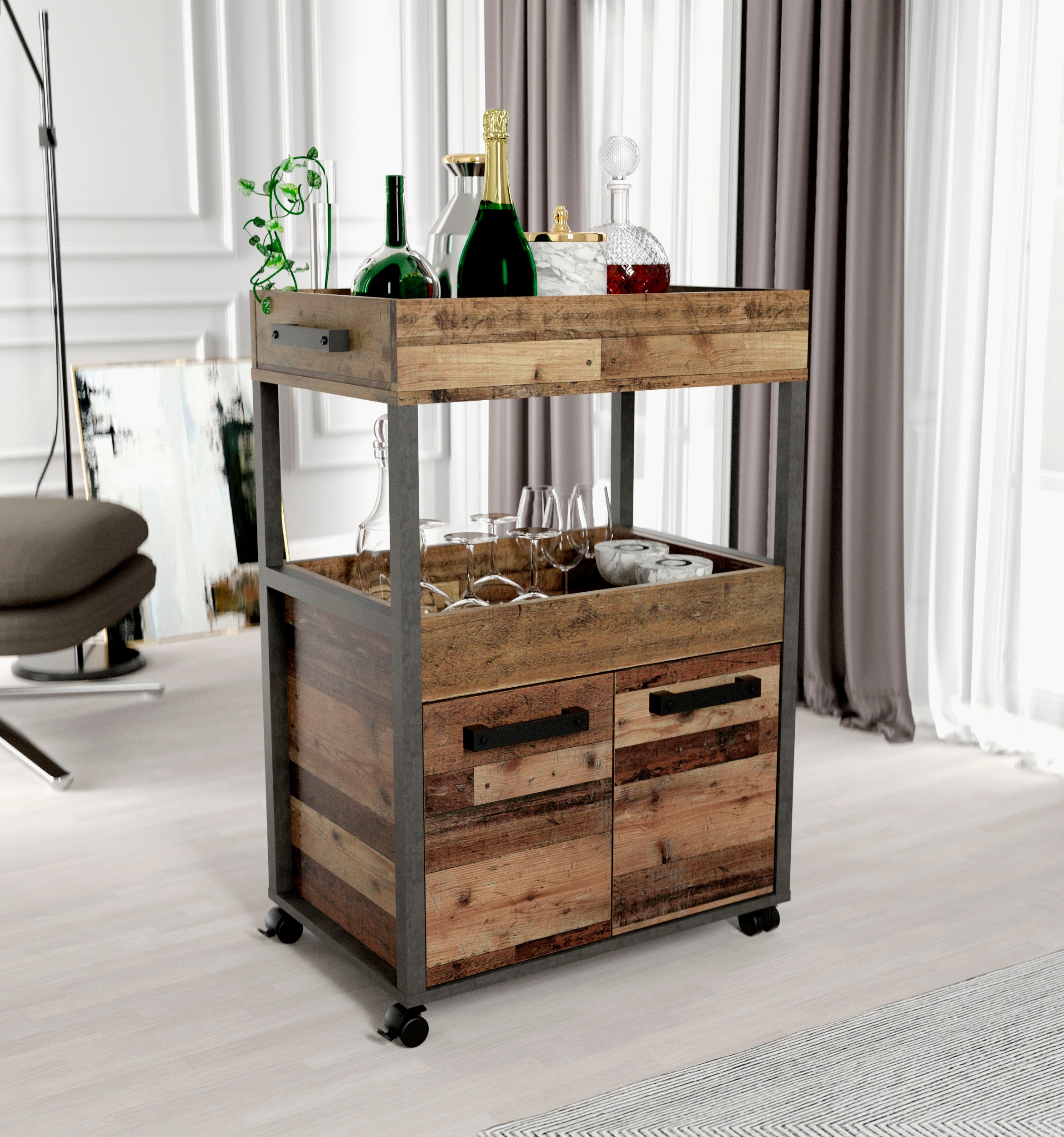 FORTE Barschrank, Höhe ca. 88 cm