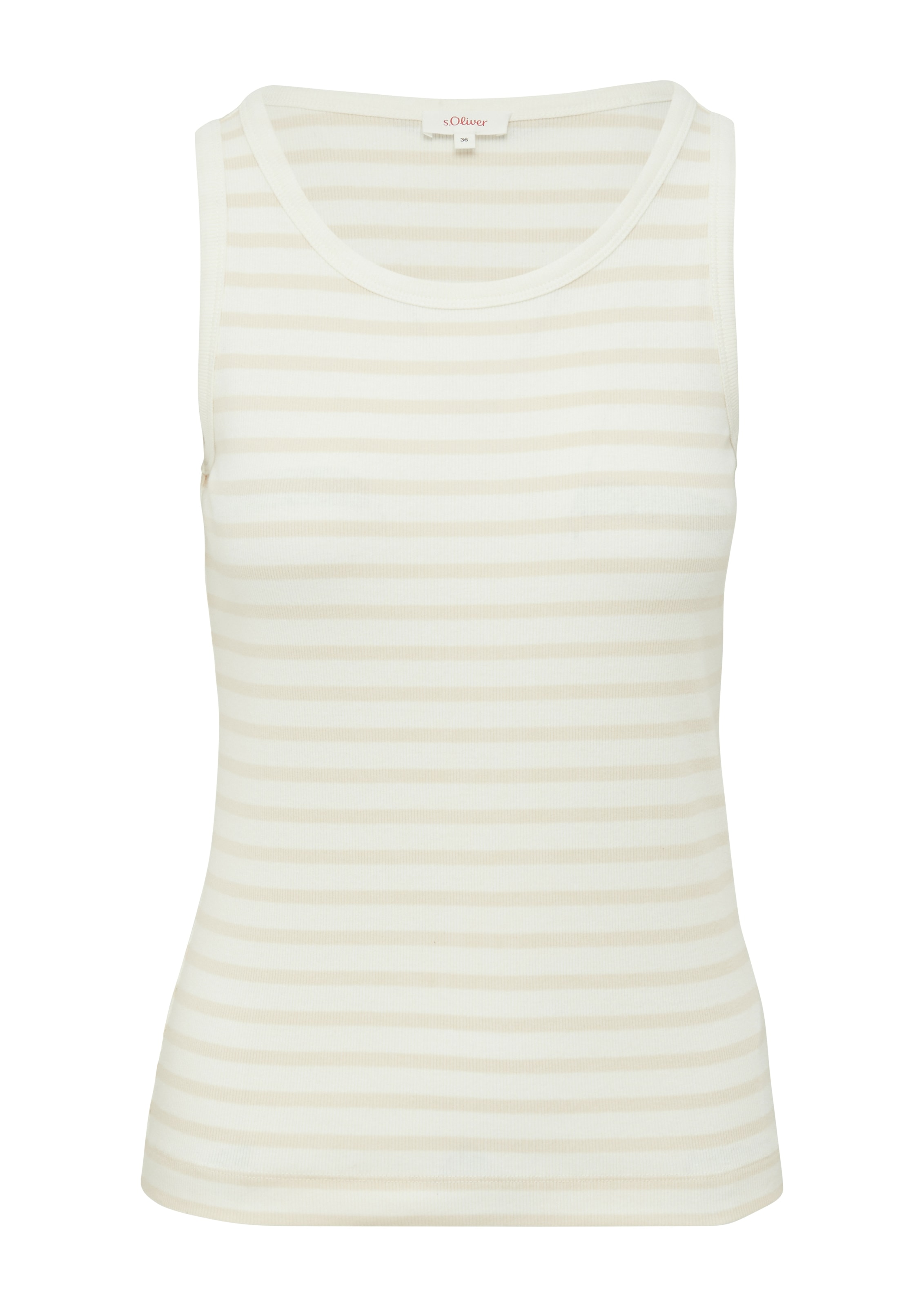 s.Oliver Ripptanktop, mit Rippstruktur