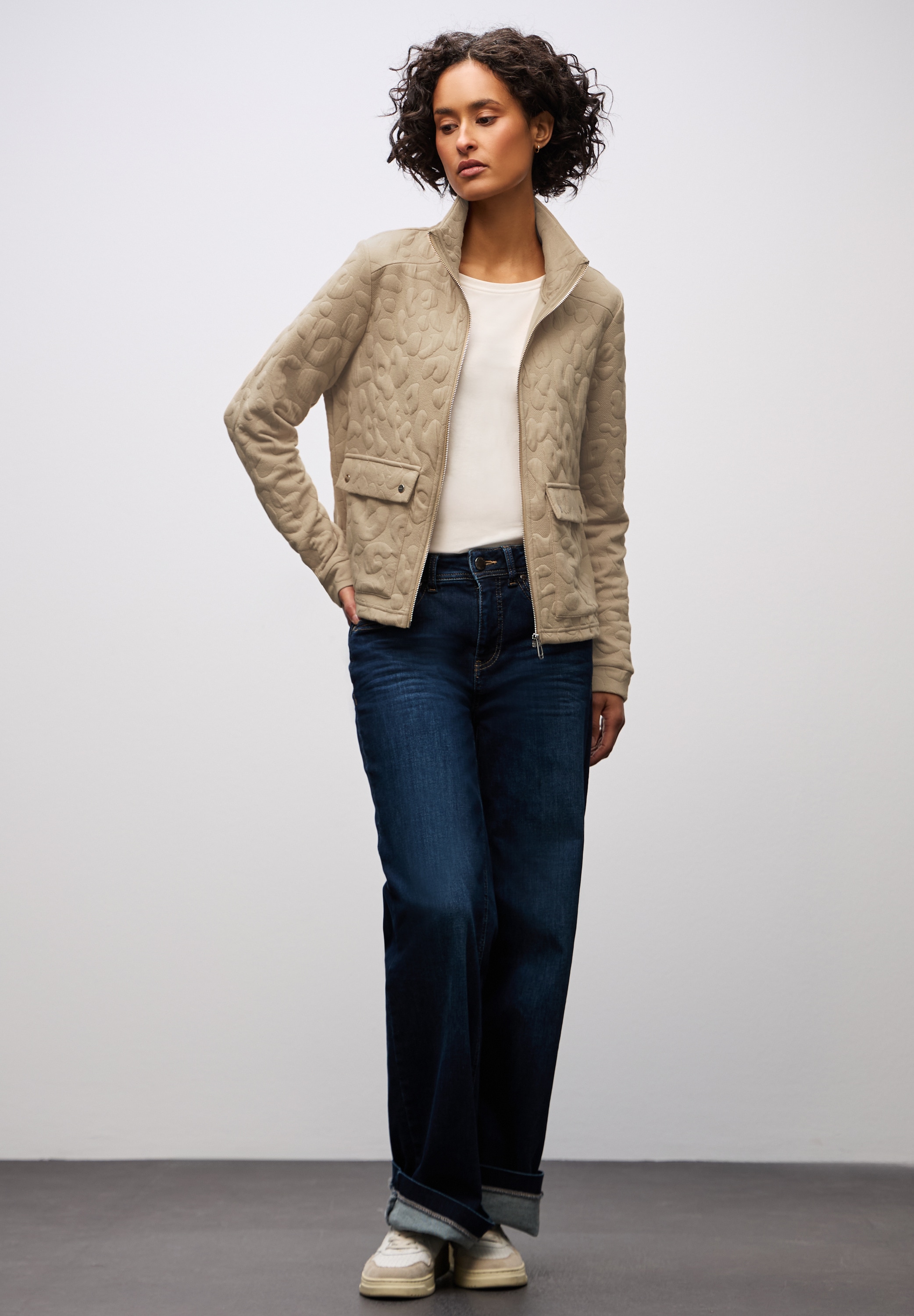 STREET ONE Blouson ohne Kapuze mit Stehkragen