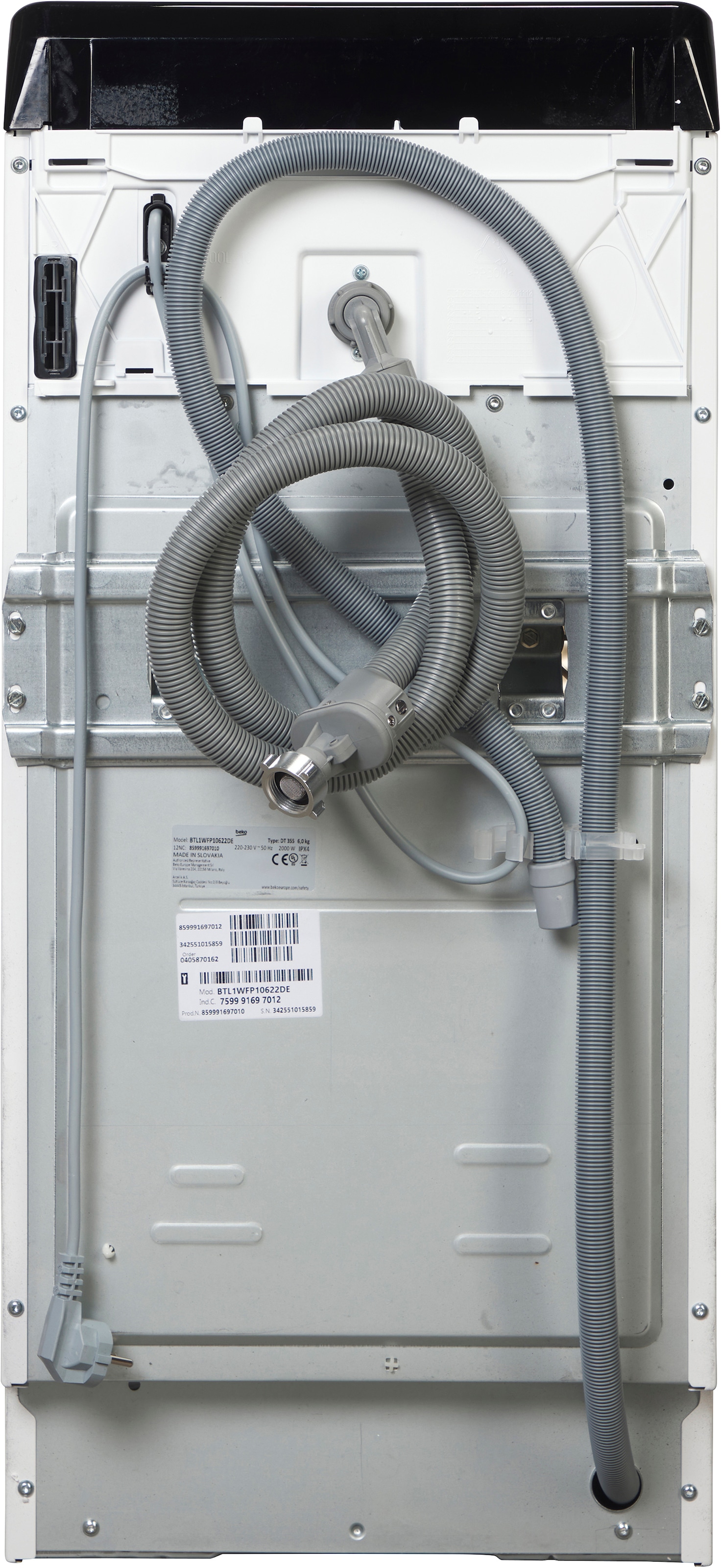 BEKO Waschmaschine Toplader »BTL1WFP10622DE« 6 kg 1200 U/min Express-Funktion