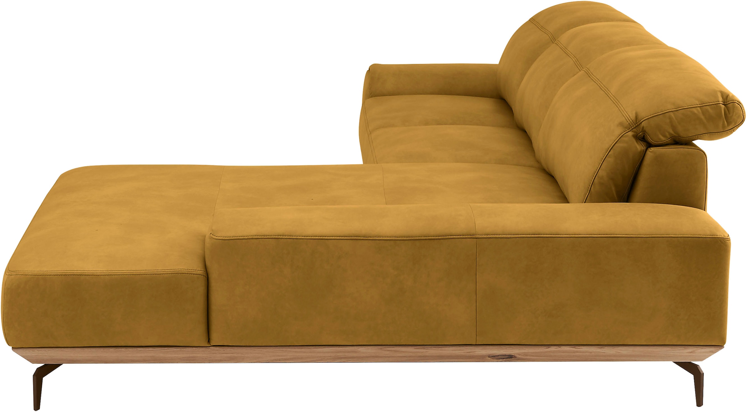 Musterring Wohnlandschaft »MR 2490«, Bronze-Fuß Sitzhöhe 46cm, wahlweise mit Funktionen, Maße 342 x 207 cm