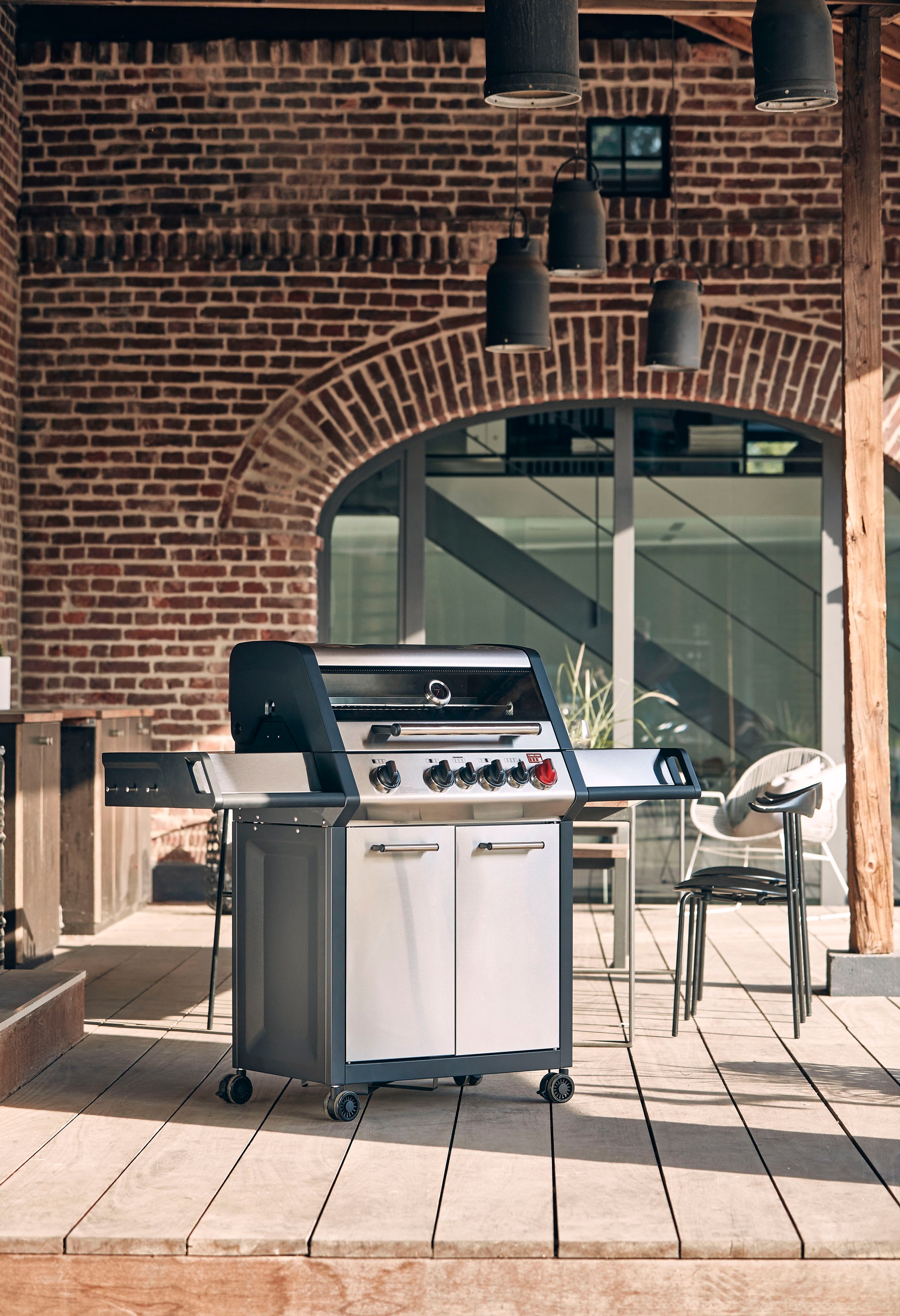 Enders® Gasgrill »Monroe Pro 4 SIK Turbo«, BxTxH: 154x58x119 cm