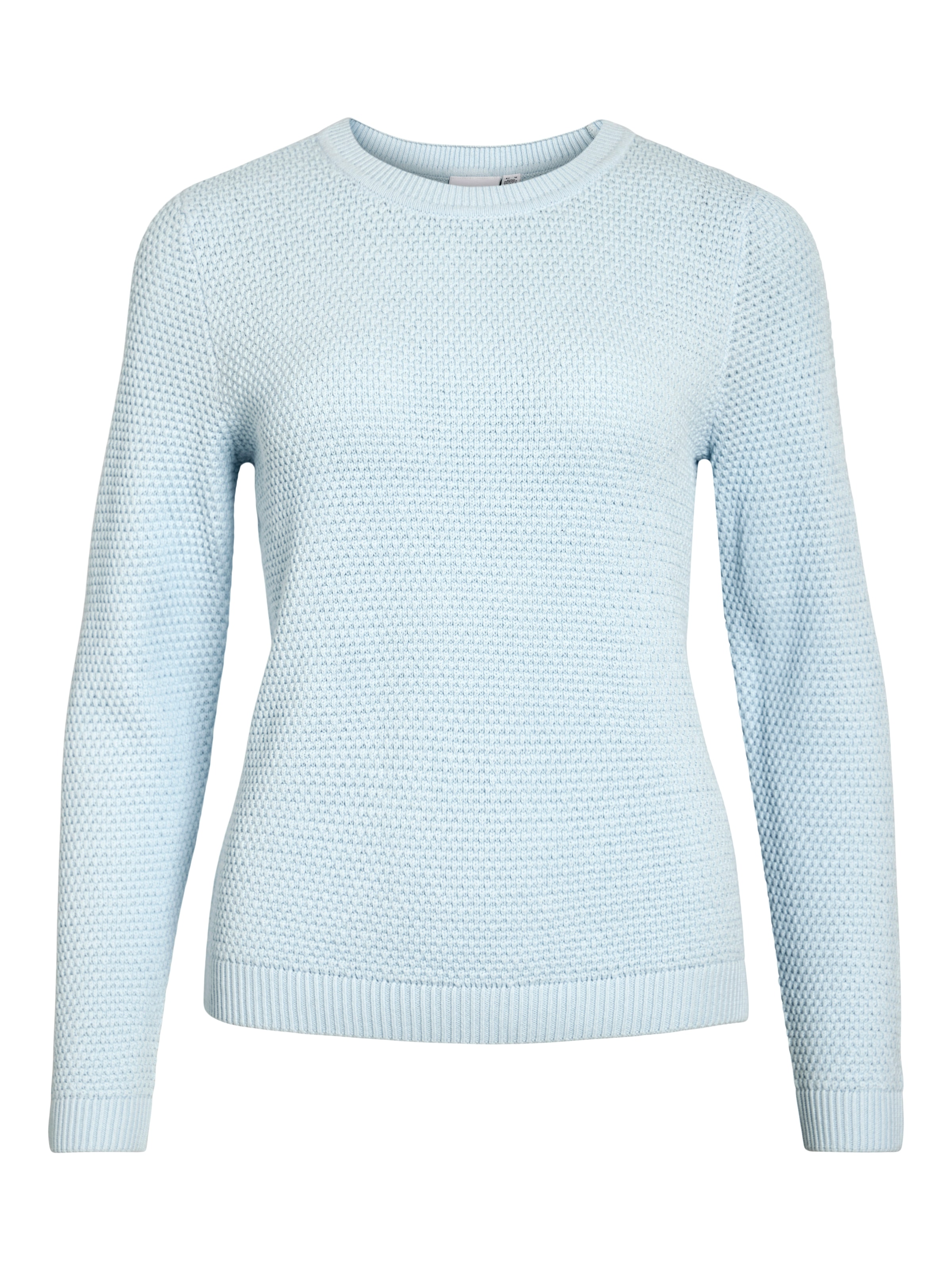 Vila Rundhalspullover »VIDALO O-NECK L/S KNIT TOP- NOOS« Baumwolle, regular fit