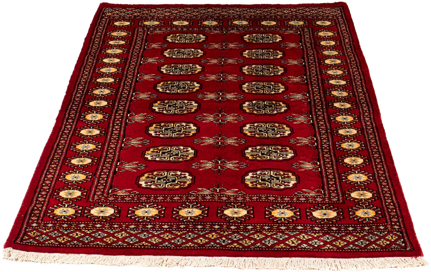 Orientteppich »Pakistan - 146 x 95 cm - dunkelrot«, rechteckig, 6 mm Höhe, Wohnzimmer,...