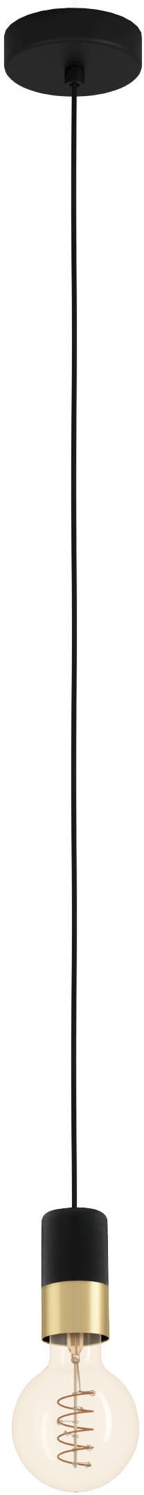 EGLO Hängeleuchte »CALARI«, Hängeleuchte in schwarz aus Stahl - exkl. E27 -  40W online bei OTTO | Deckenlampen