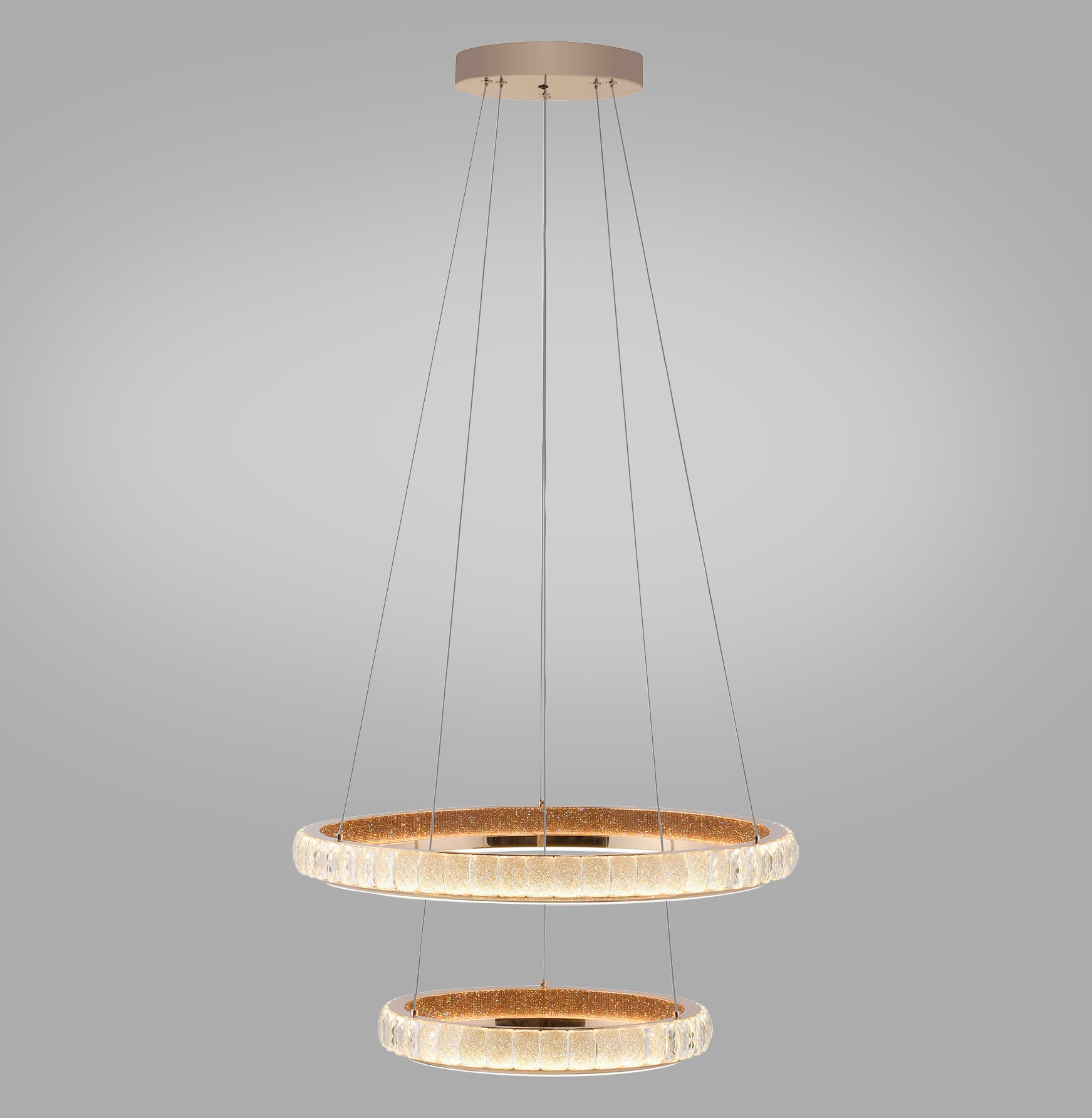 Paul Neuhaus LED Pendelleuchte »GLAMORA« LED-Board 1 Stk. warmweiß - kaltweiß CCT(2700-5000K), stufenlos dimmbar über Fernbedienung, Memoryfunktion