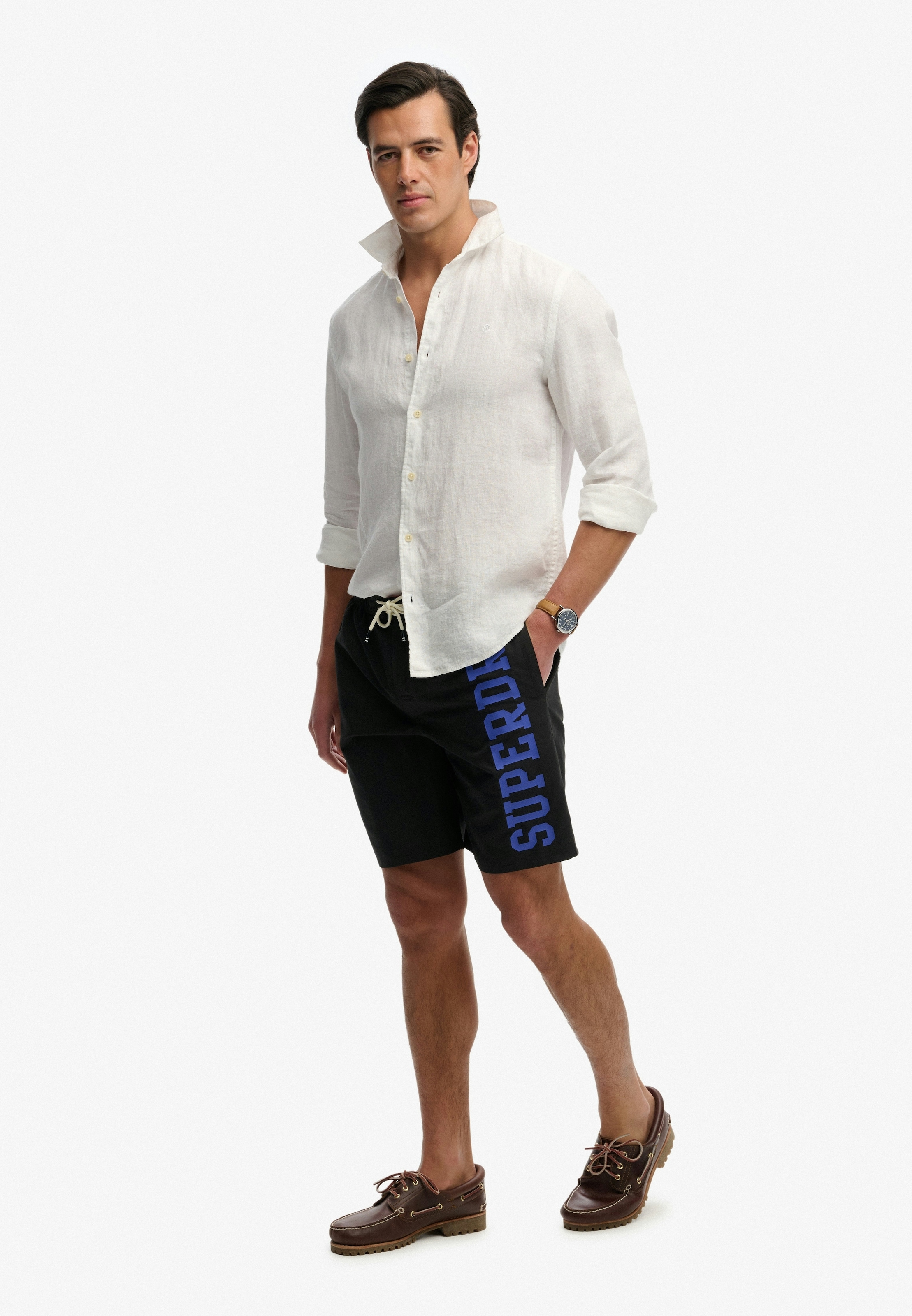 Superdry Badeshorts »LOGO 19 BOARDSHORT«