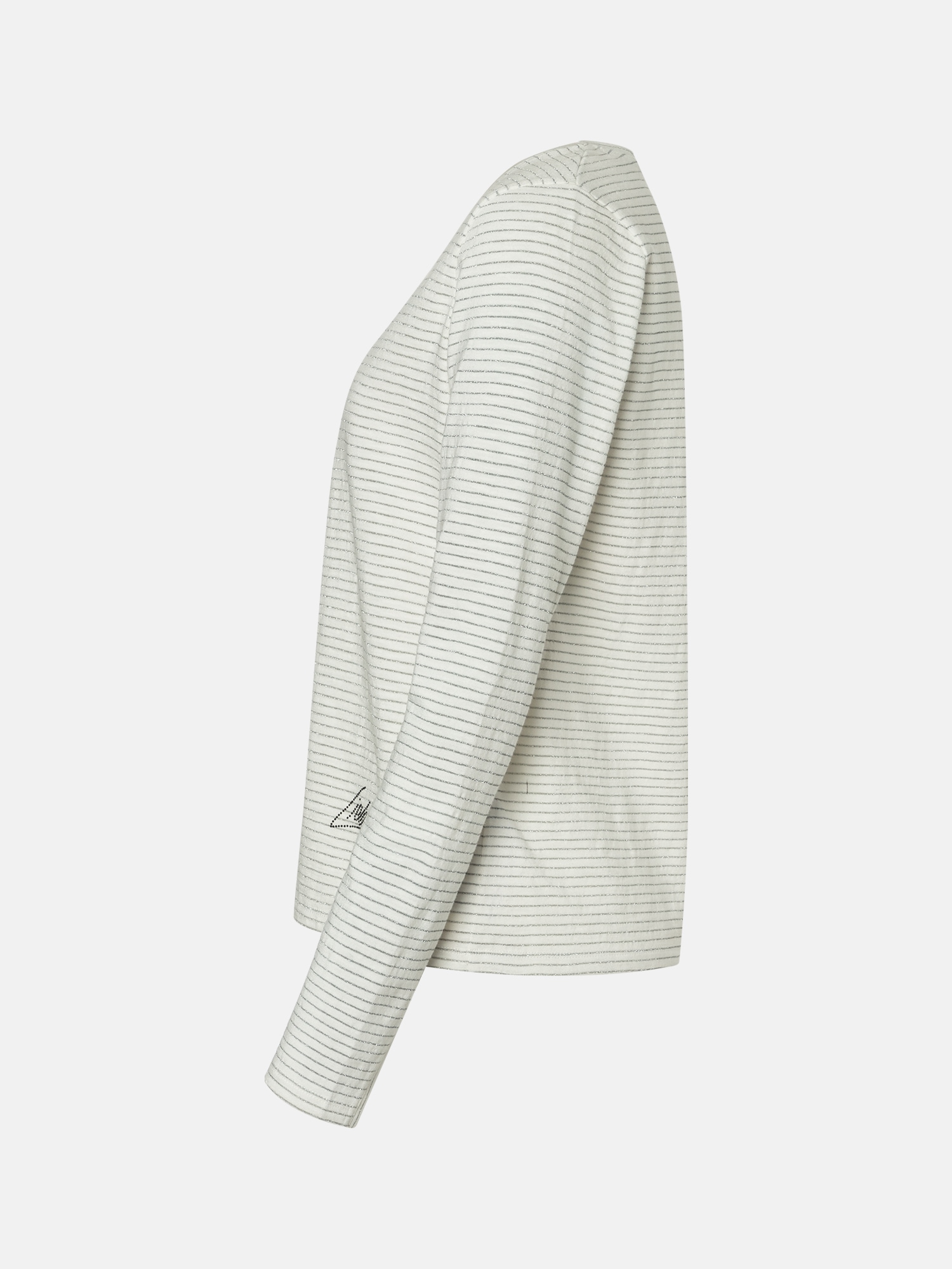 Lieblingsstück Langarmshirt »FineL« mit Glanzfaden, Ärmelenden mit Schlitz
