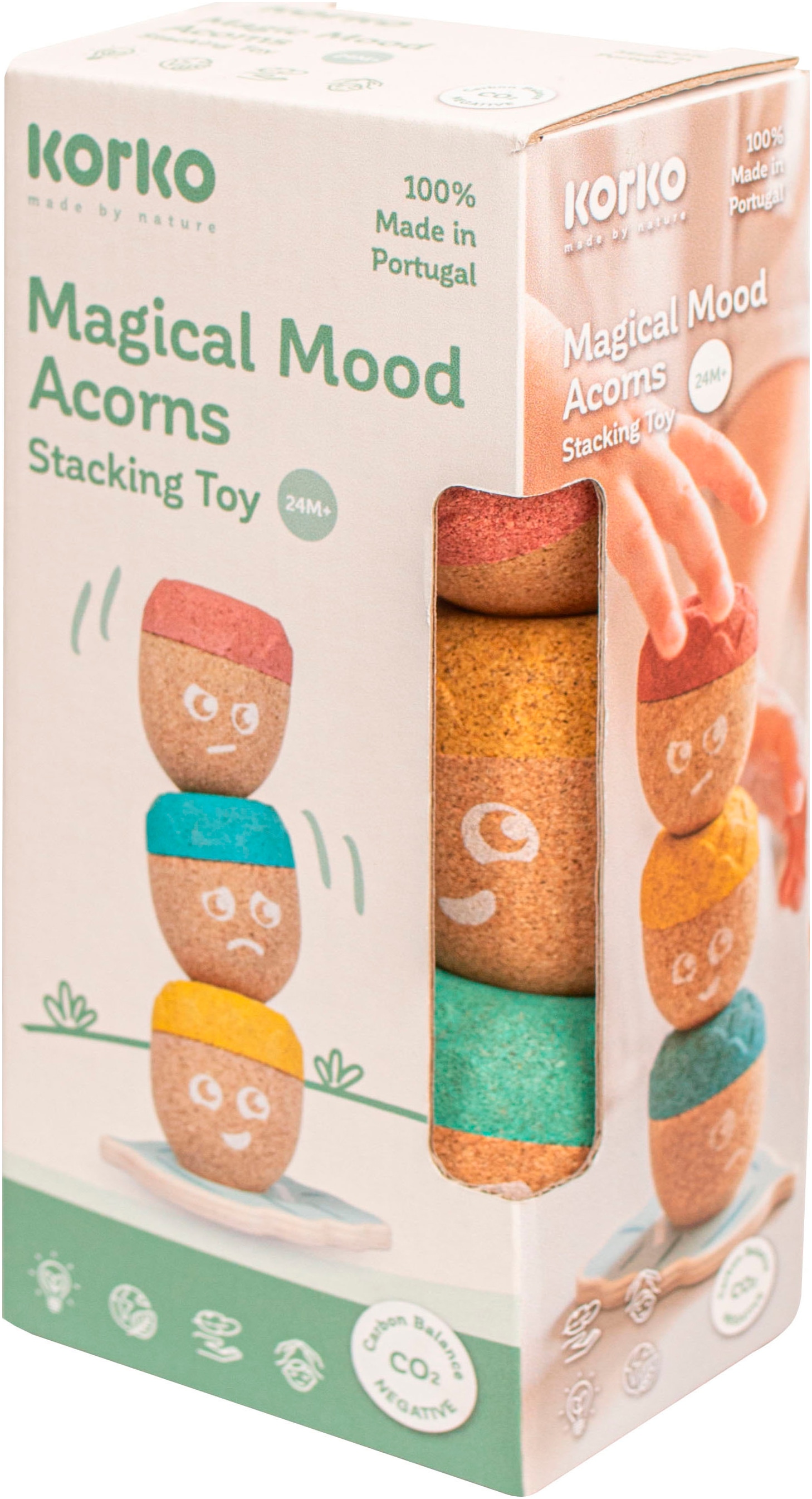 KORKO Stapelspielzeug »Magical Mood Acorns« Made in Europe