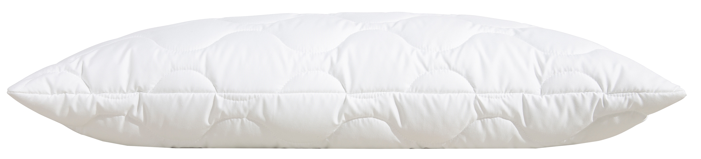 Beco Kopfkissen »EcoWell«, Füllung: Polyester, Bezug: Bio-Baumwolle oder Microfaser-Feinbatist samtweich, (1 St.), Kissen in den Größen 40x80 cm und 80x80 cm erhältlich!