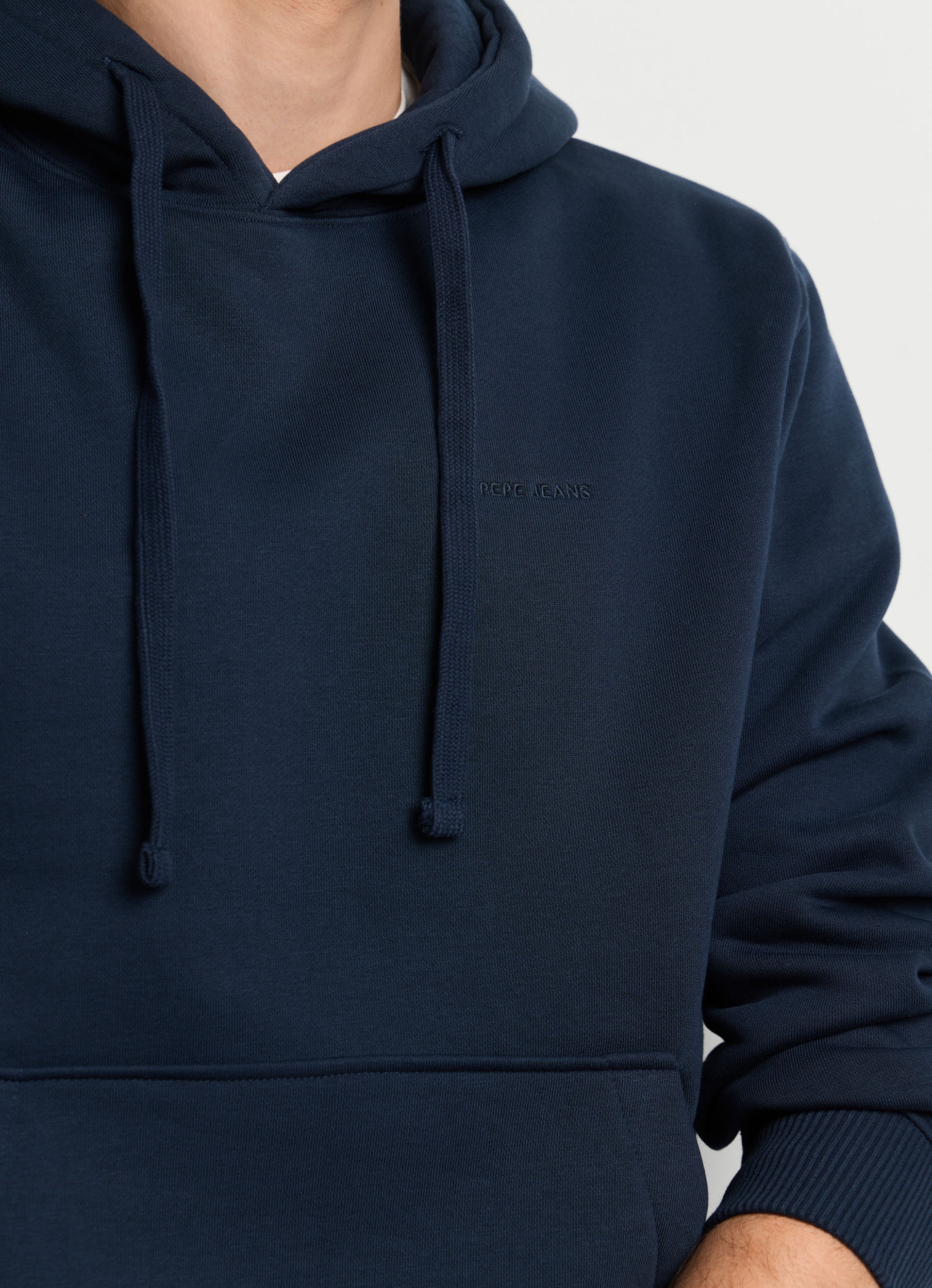 Pepe Jeans Hoodie »JEFFERSON HOODY«, mit Logostickerei, Baumwollmix
