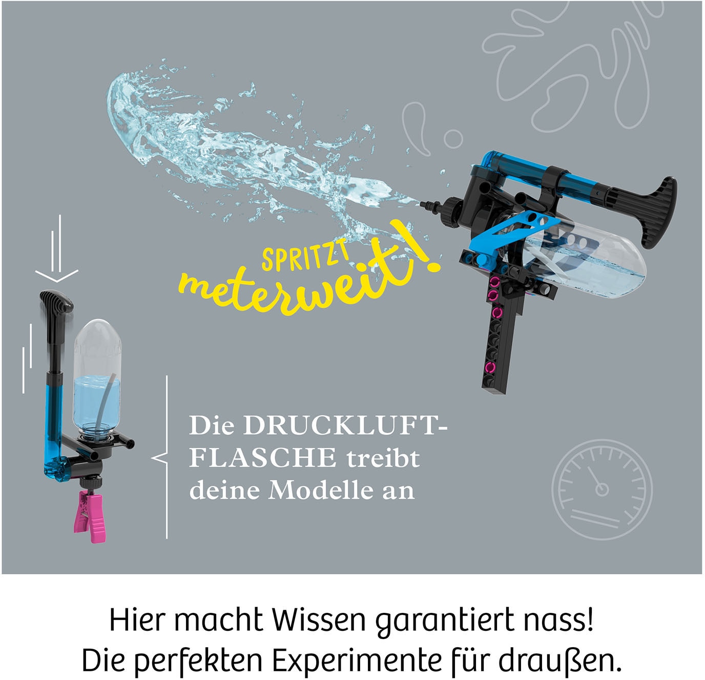 Kosmos Modellbausatz »Water Power«, mit Wasserpistole