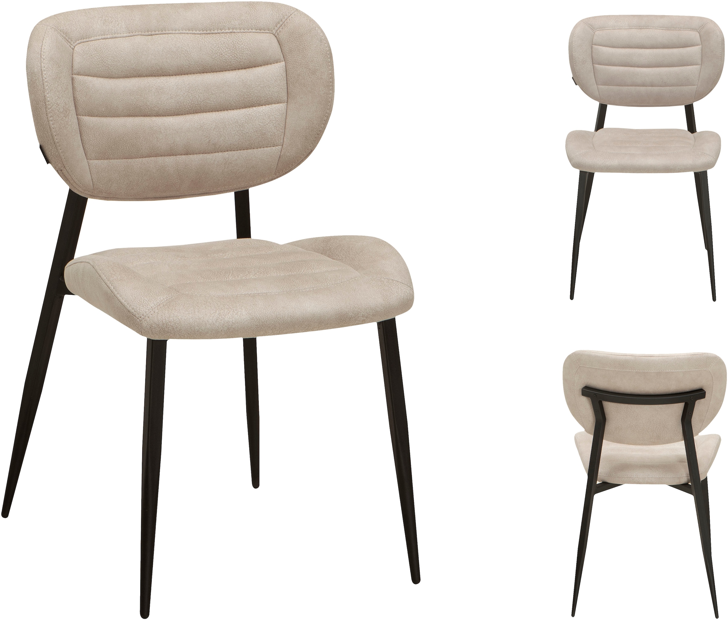 OMG Design Esszimmerstuhl »Rikki«, (Set), 1 St., Stoff, bequemer Polsterstuhl in modernen Farben