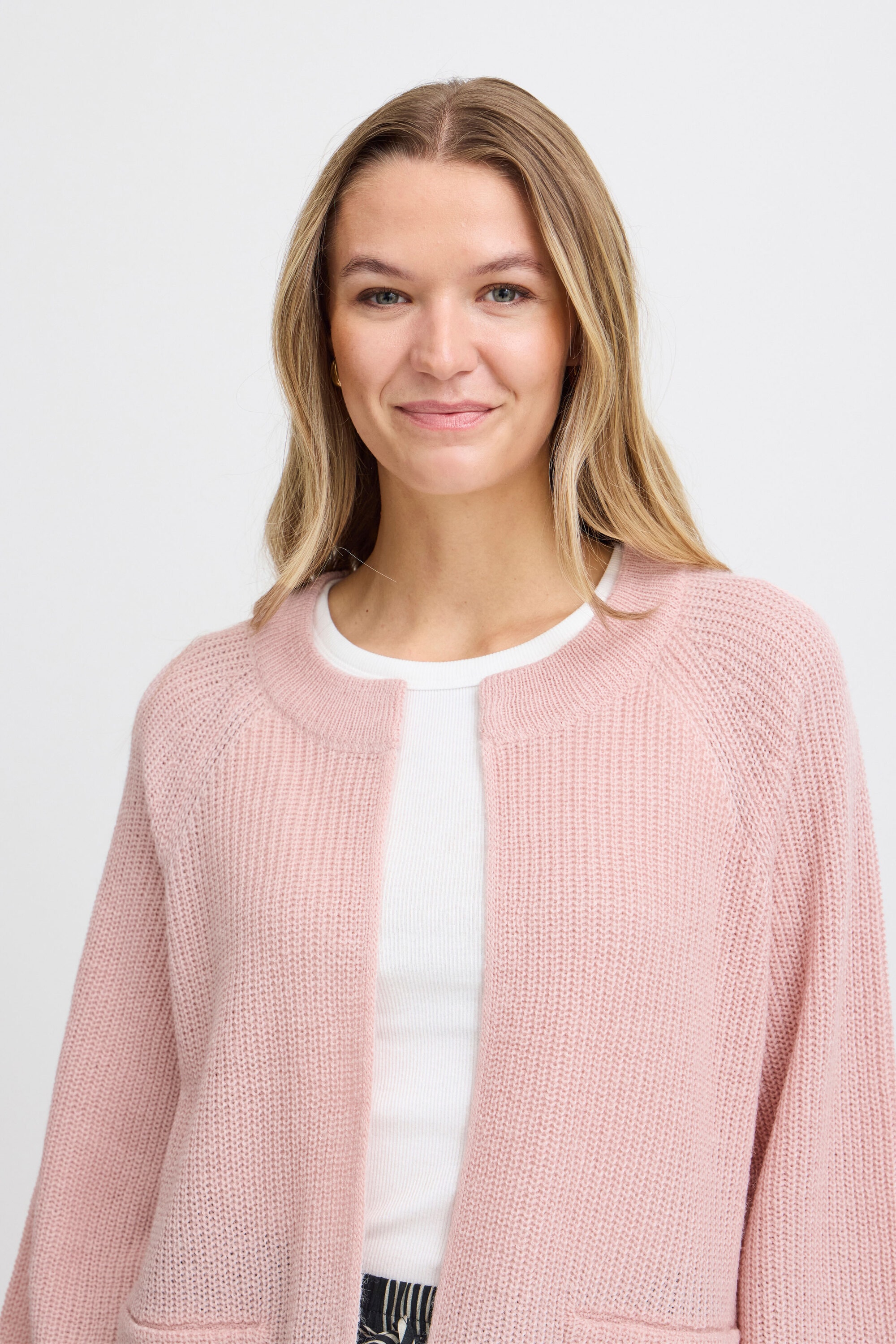 fransa Strickfleece-Pullover »Strickpullover FRERETTA CAR 4«