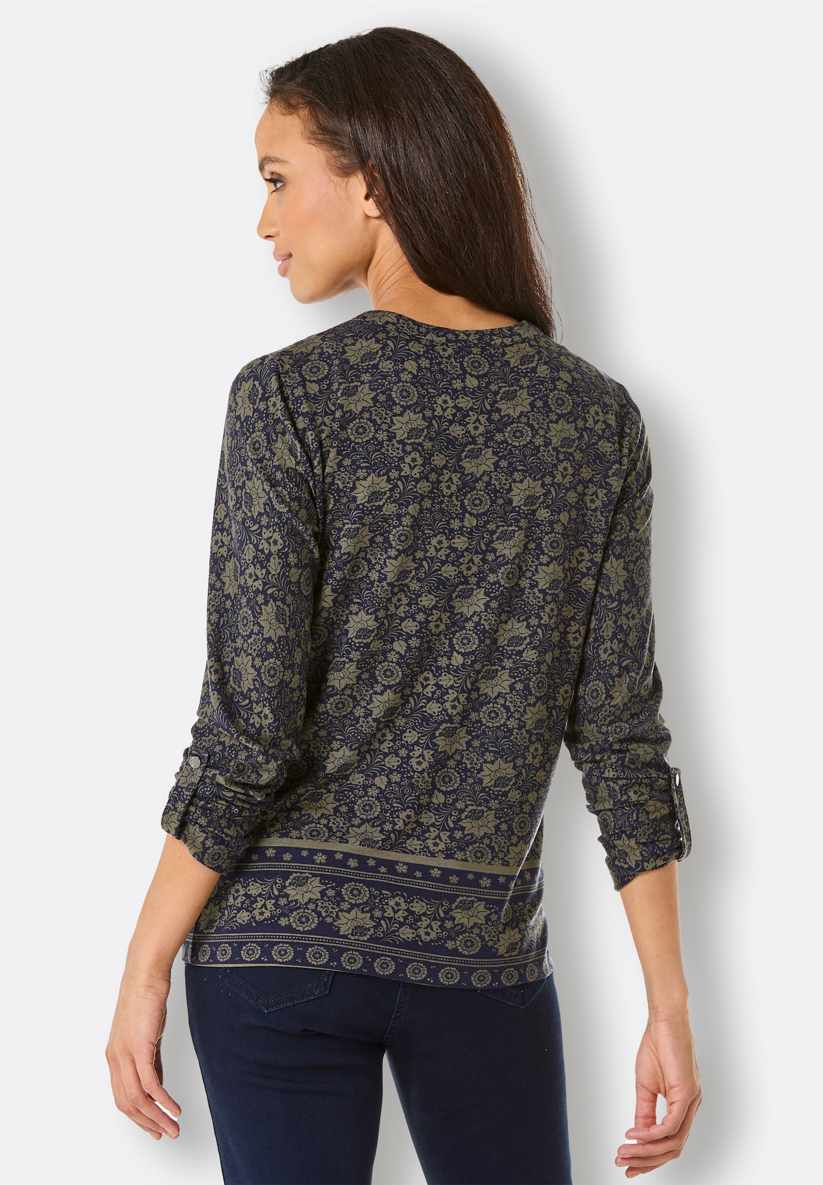 creation L T-Shirt »Lyocell-Shirt Print-Shirt in Lyocell-Qualität«