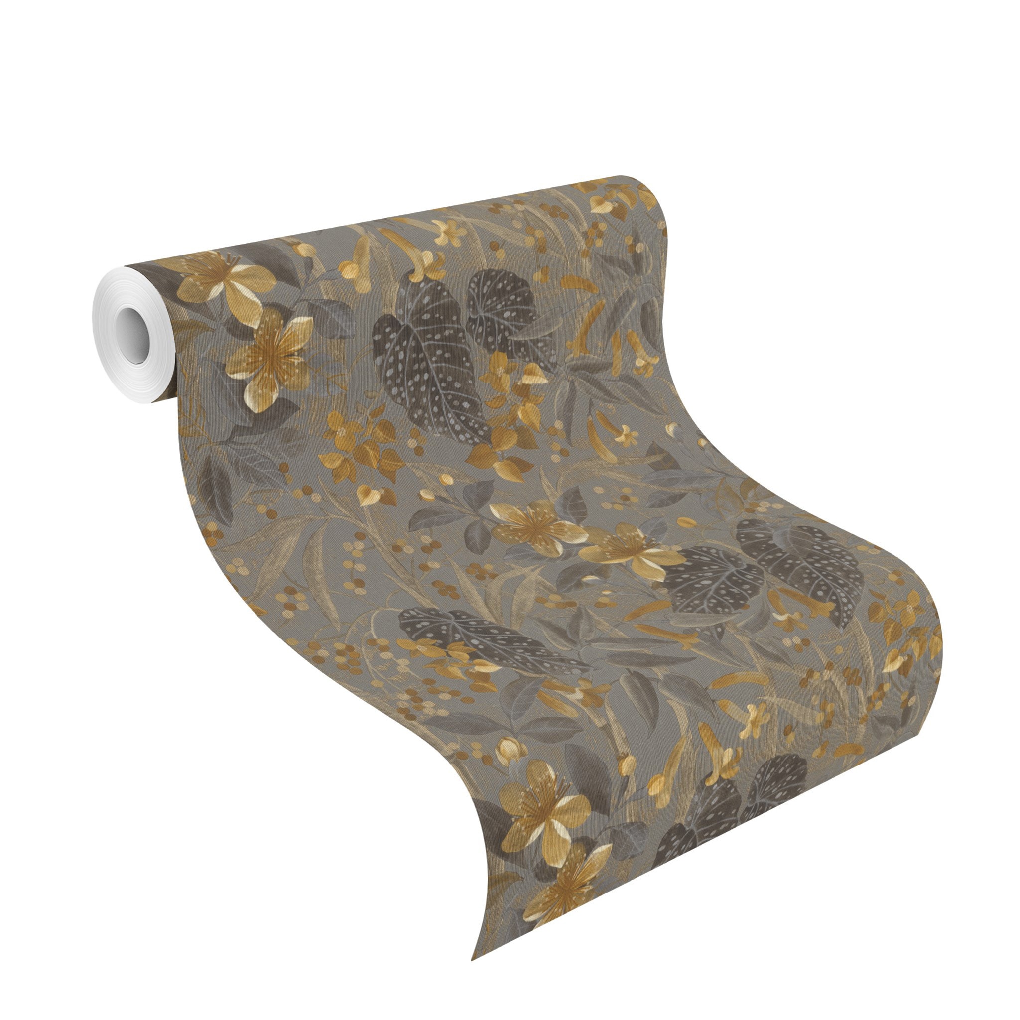 Rasch Vliestapete »Vliestapete Curiosity 538229« botanisch strukturiert Pflanzen