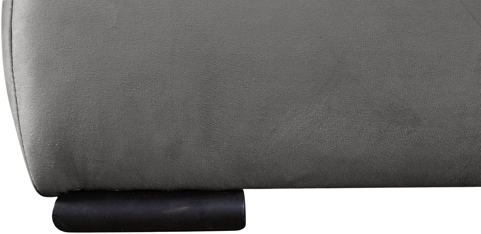 COLLECTION AB Schlafsofa »Chicago mit Bettfunktion, Schlafcouch«, inklusive Bettkasten, Cord-Samt Bezug, anthrazit