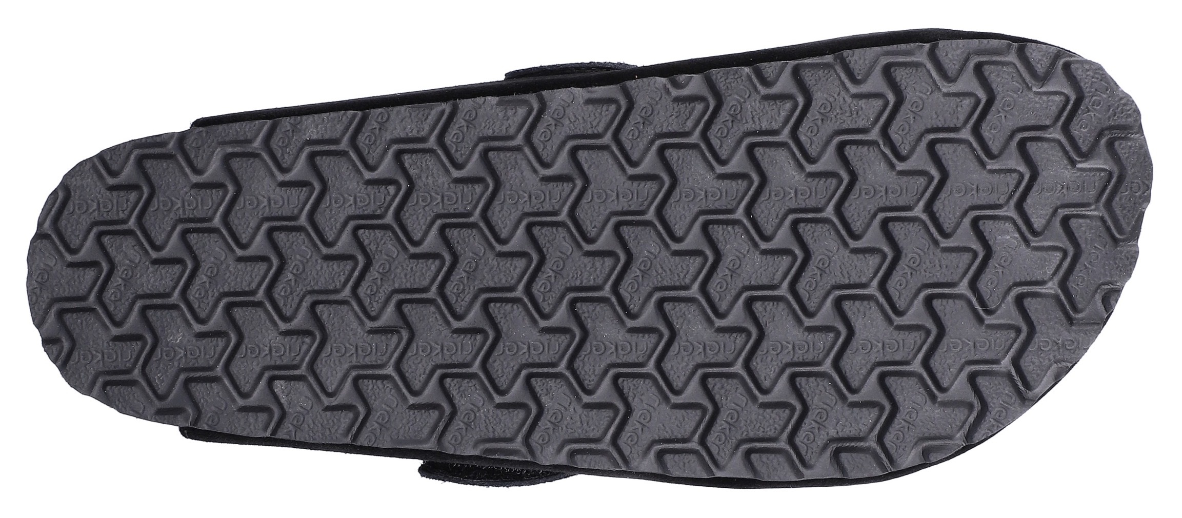 Rieker Clog  Pantolette, Hausschuh, Sommerschuh mit Klettriemchen