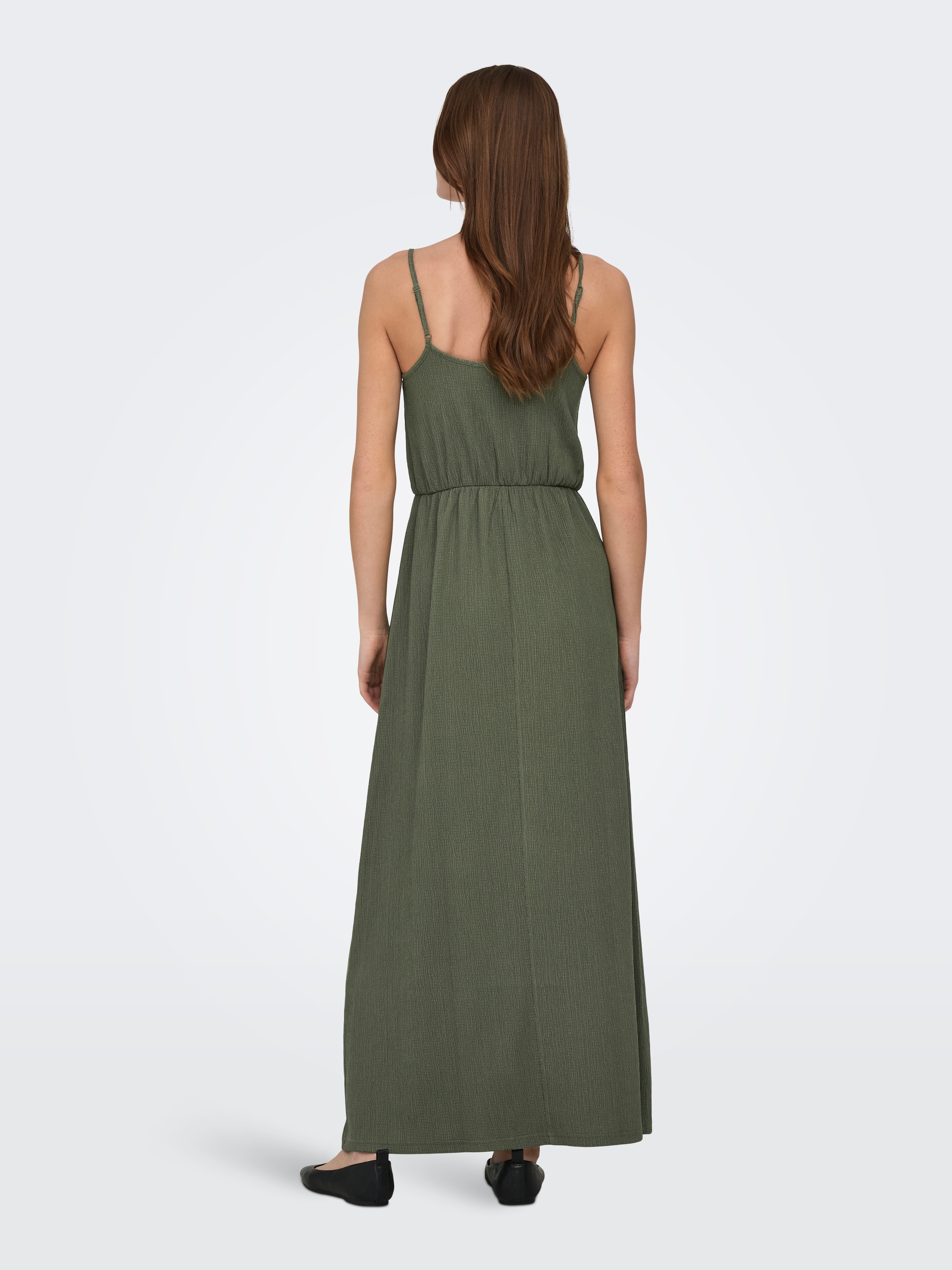 ONLY Maxikleid »ONLALTA S/L LONG STRAP DRESS PNT ZLO«