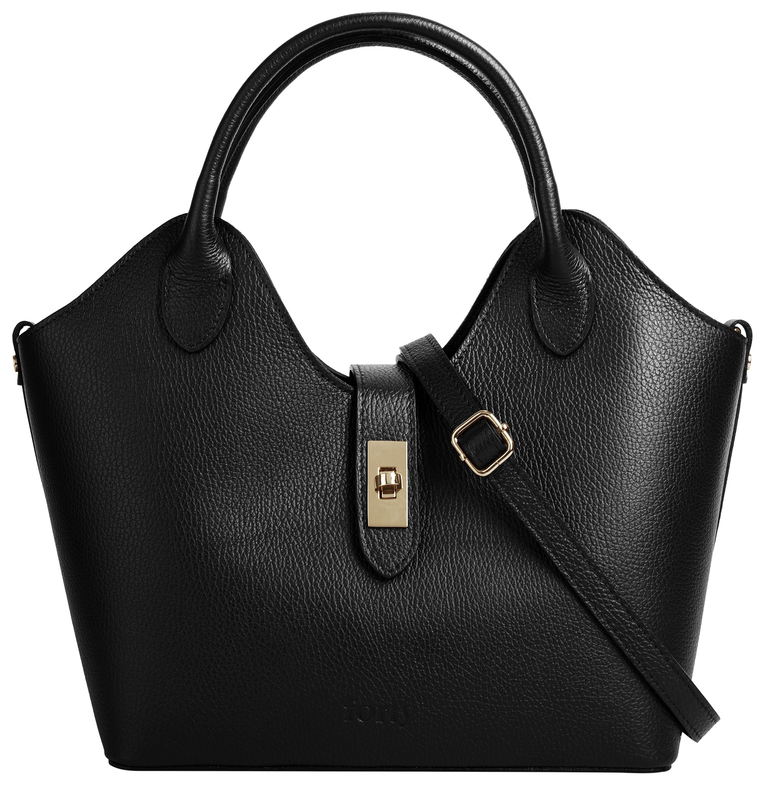 forty° Shopper »FORTY° Damen LANVERRA - M echt Leder, Made in Italy« echt Leder, Made in Italy