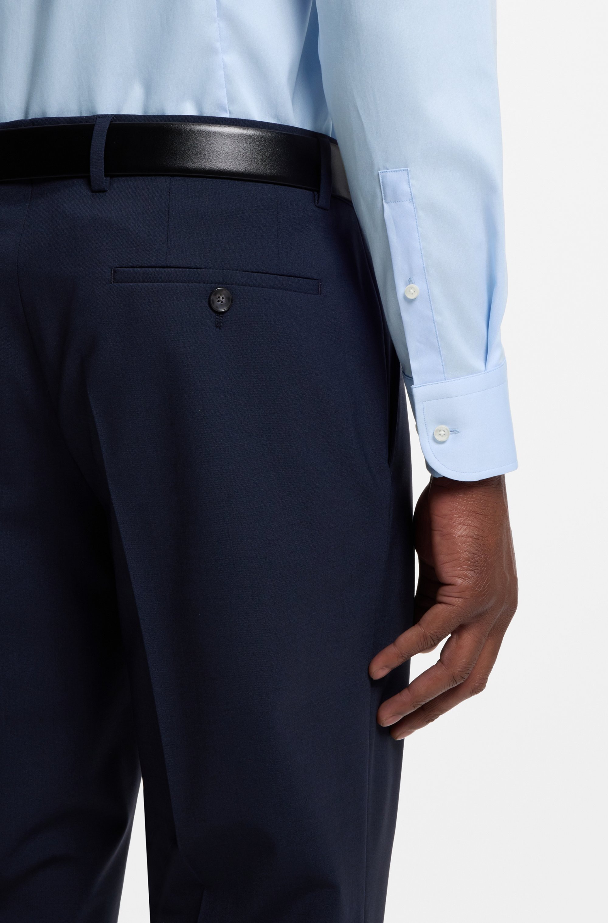 BOSS Businesshemd Kentkragen, Slim Fit, bügelleicht