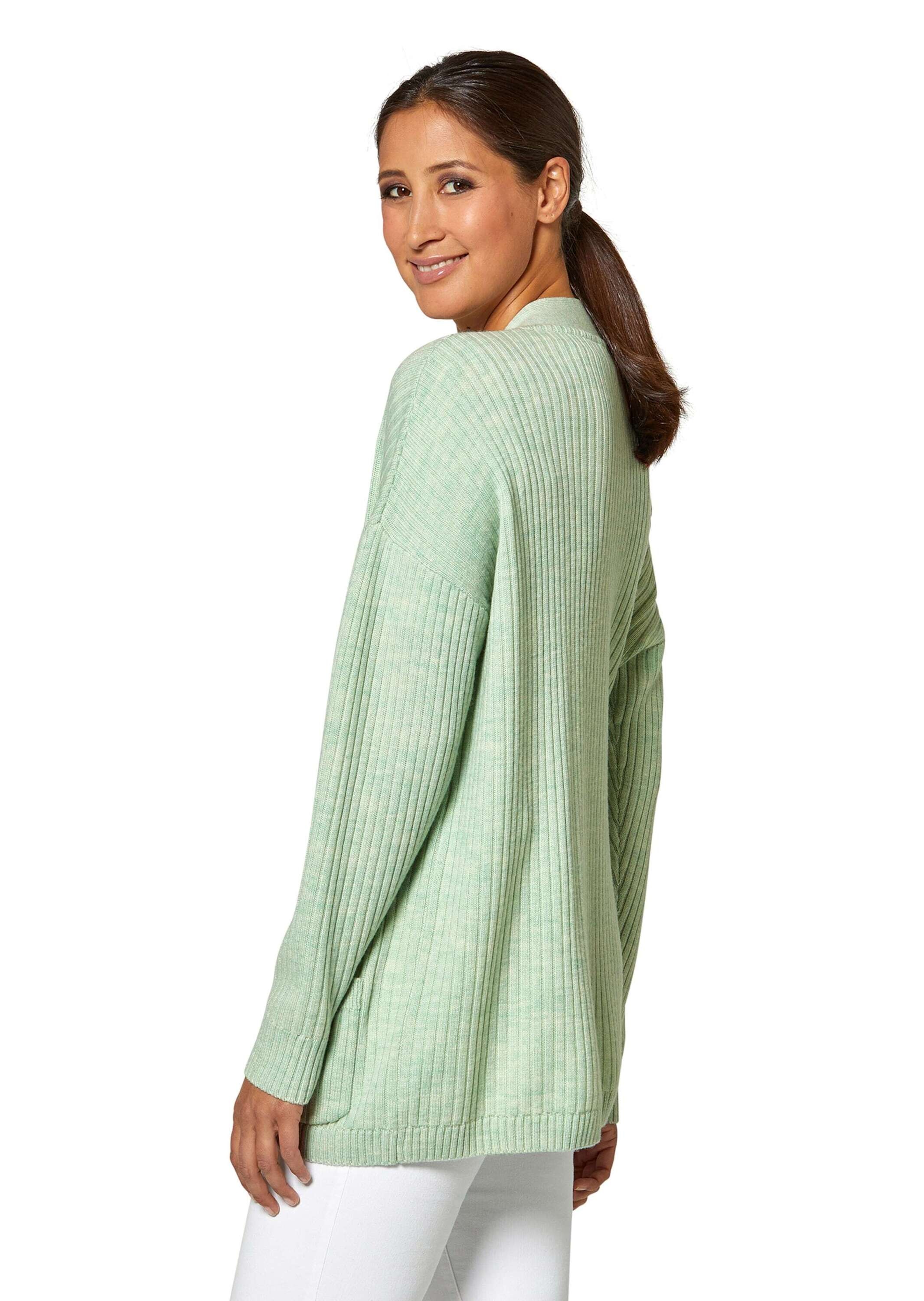 MADELEINE Strickjacke »Strickjacke Langer Woll-Cardigan im Oversize-Stil«