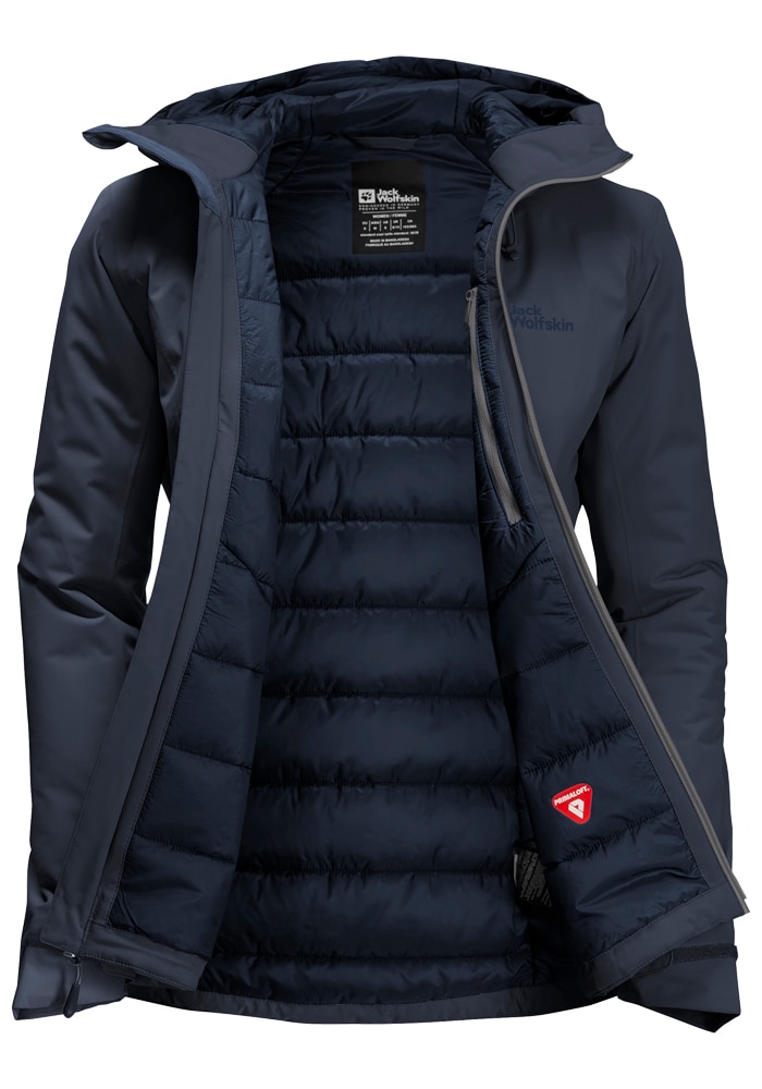 Jack Wolfskin Outdoorjacke »WISPER INS JKT W«, mit Kapuze